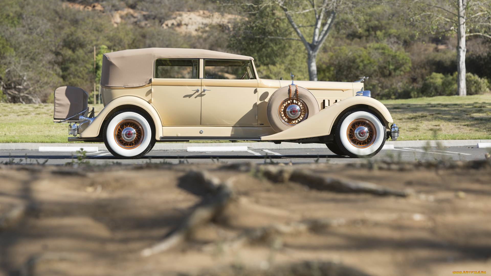 автомобили, классика, 1107-743, 1934г, sedan, convertible, twelve, packard