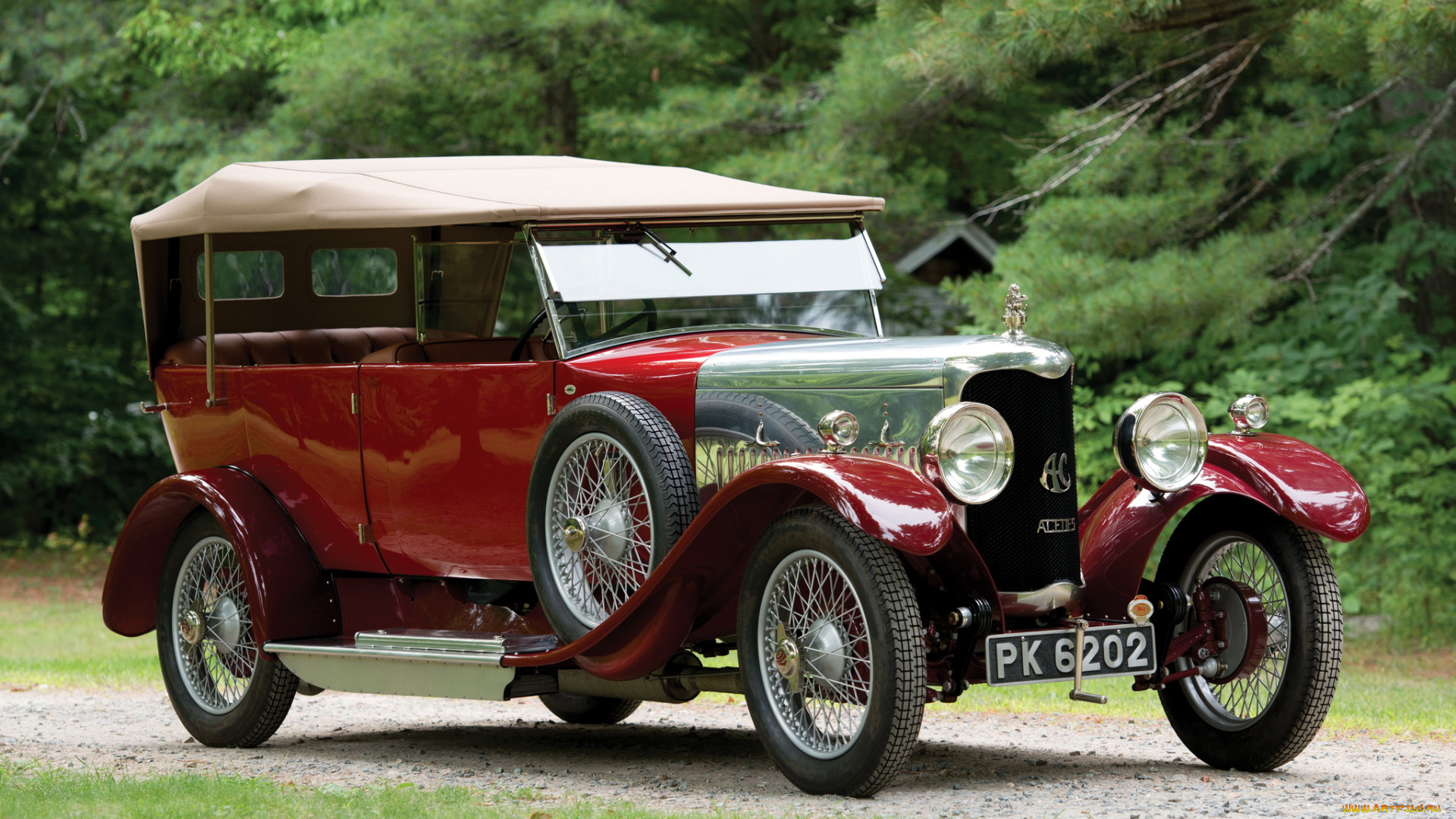 автомобили, классика, красный, 1929г, acedes-magna, tourer, ac