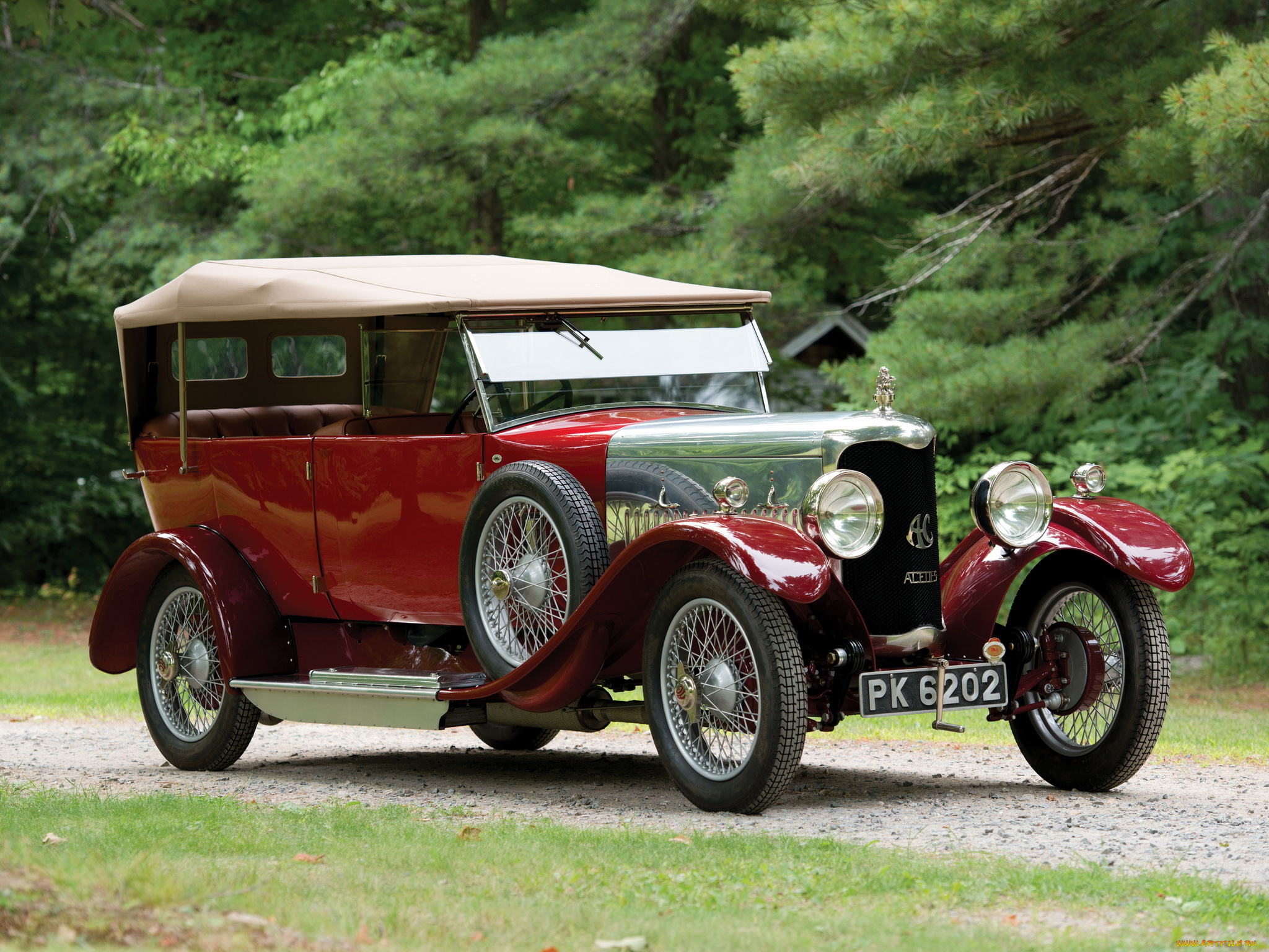 автомобили, классика, красный, 1929г, acedes-magna, tourer, ac