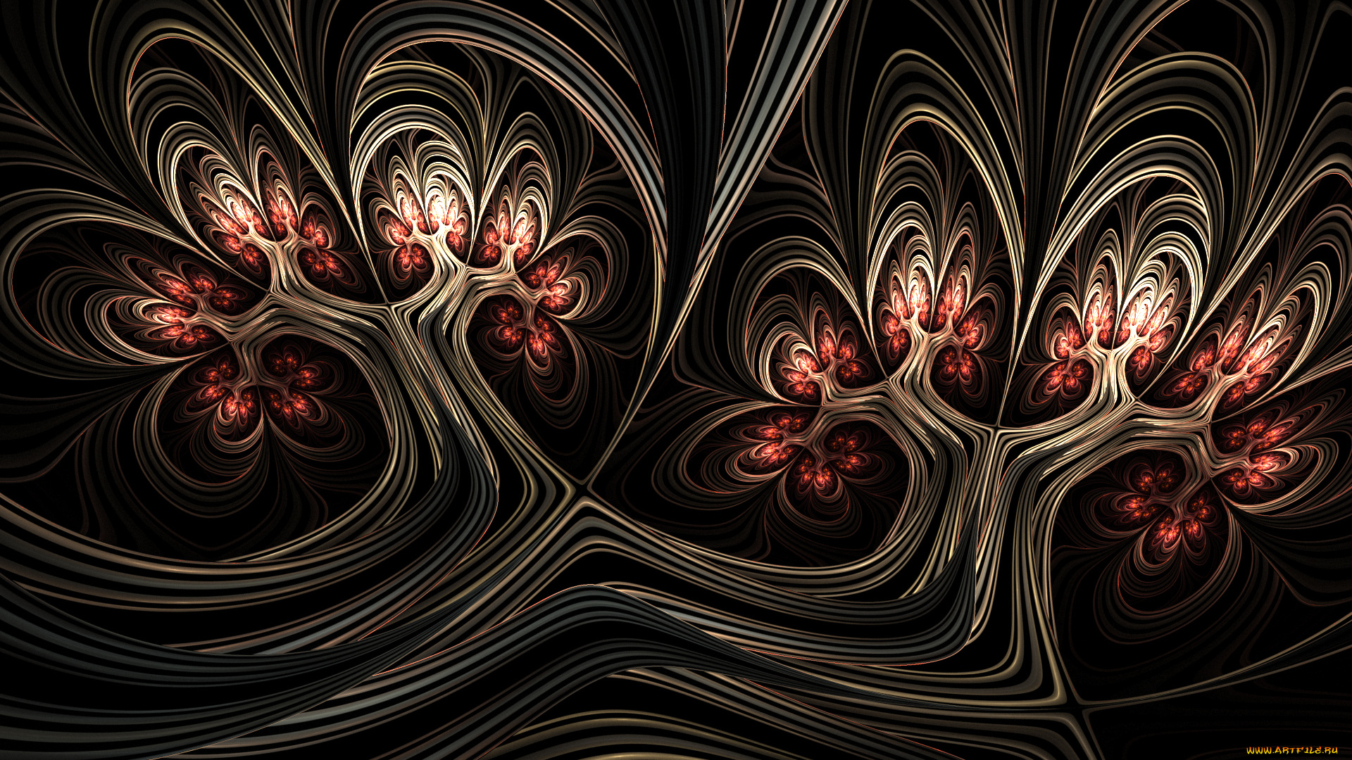 3д, графика, фракталы, , fractal, узор, фон, цвета