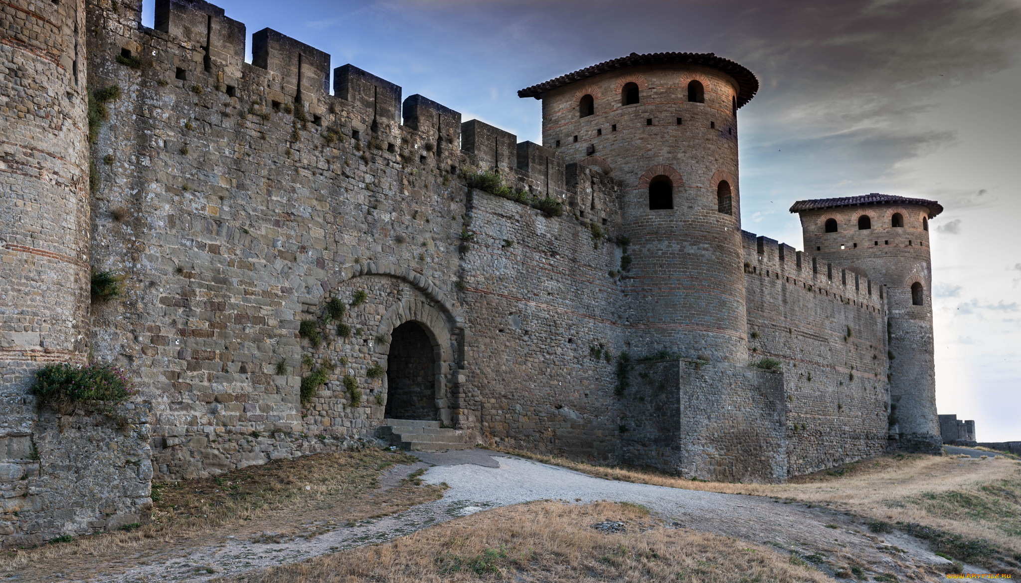 carcassonne, города, -, дворцы, , замки, , крепости, цитадель