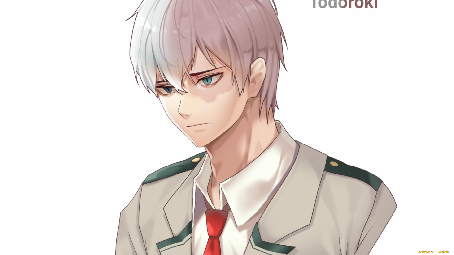 аниме, boku, no, hero, academia, todoroki, shouto