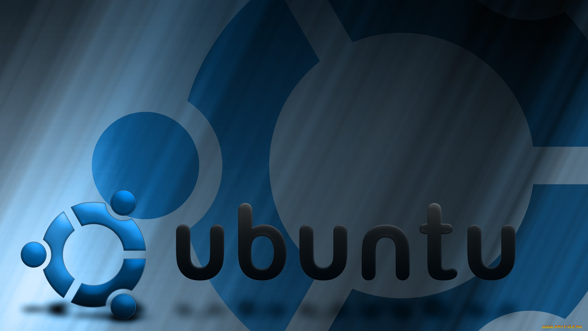 компьютеры, ubuntu, linux, фон, логотип