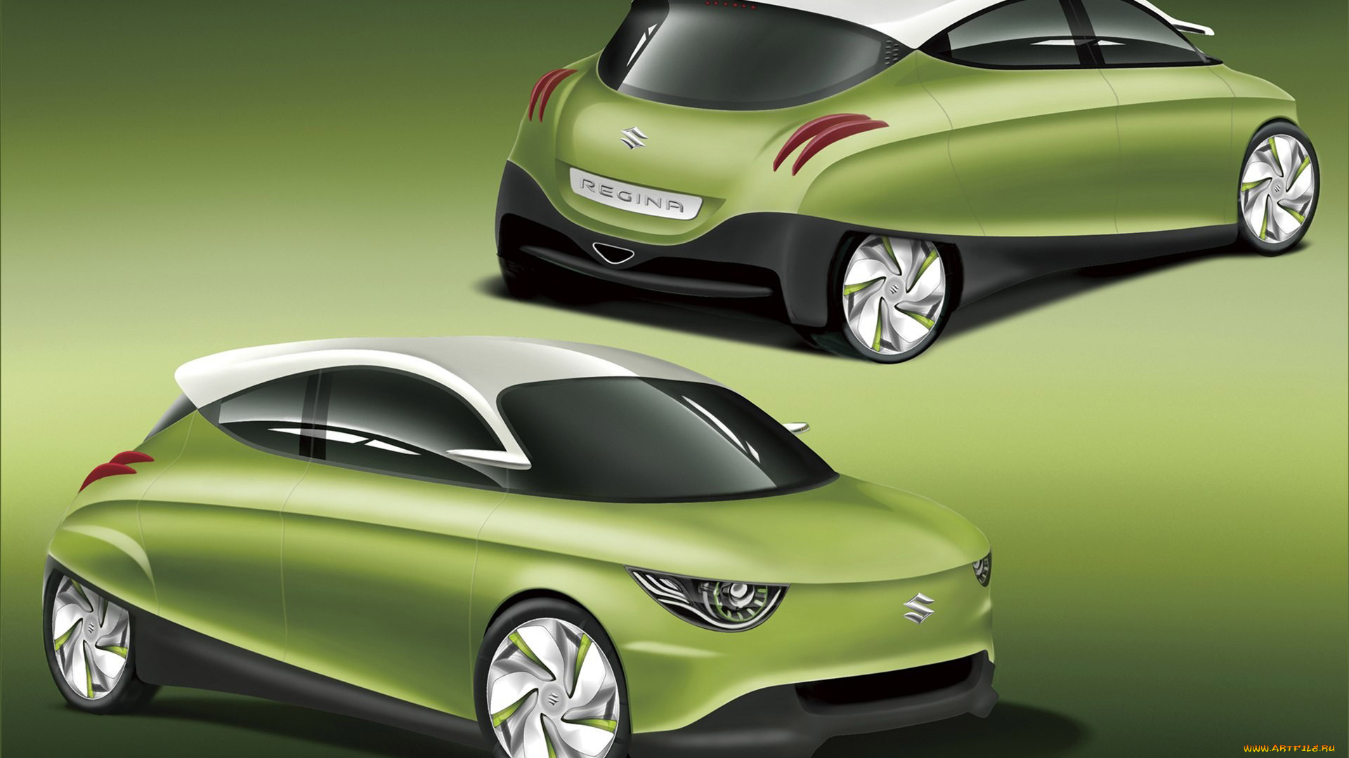 suzuki, regina, concept, 2011, автомобили, 3д, 2011, concept, regina, suzuki