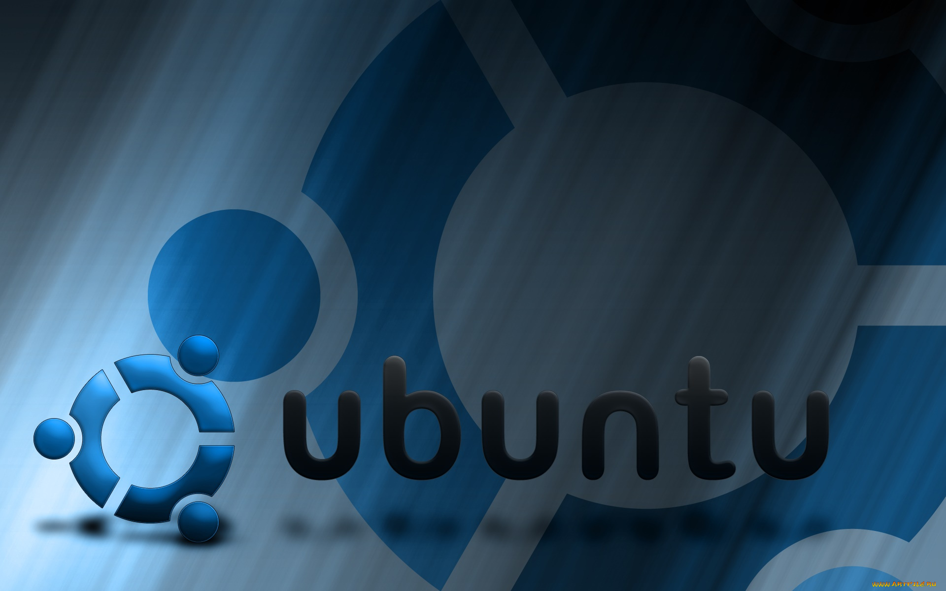 компьютеры, ubuntu, linux, фон, логотип