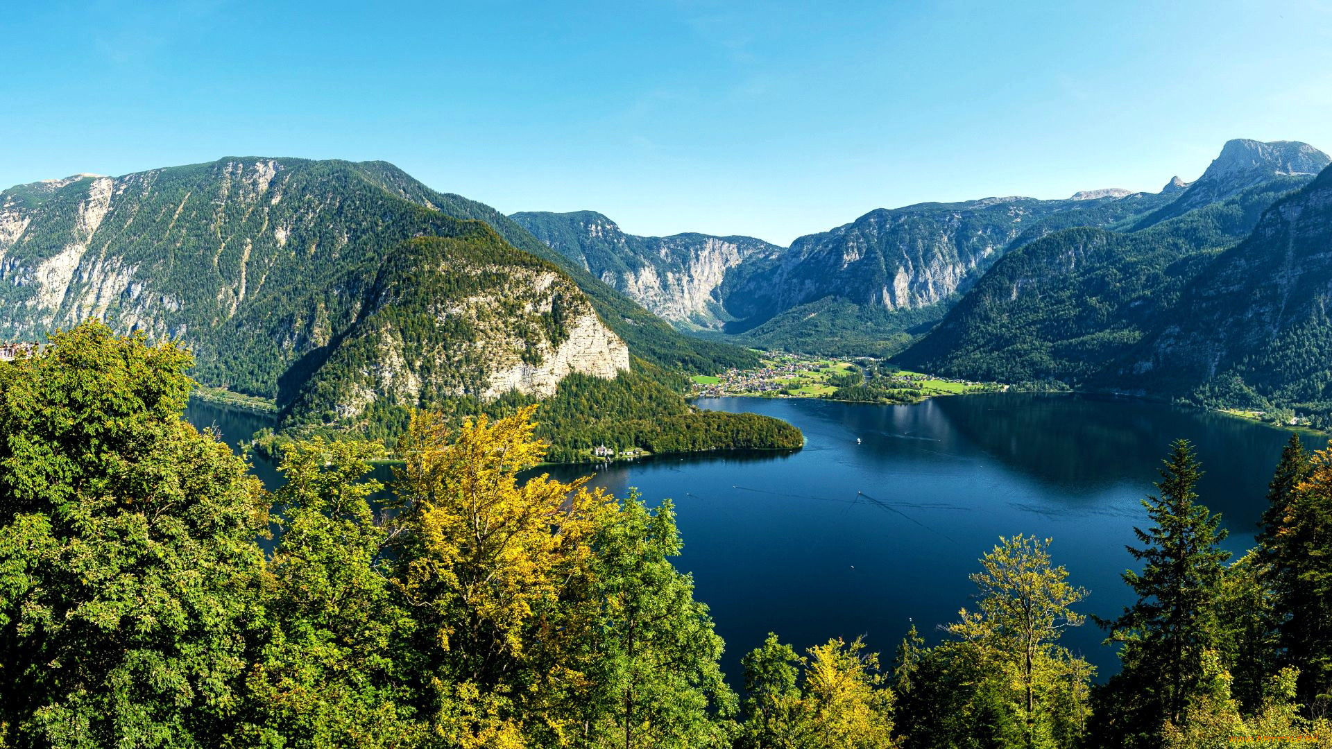 lake, hallstatt, austria, природа, реки, озера, lake, hallstatt