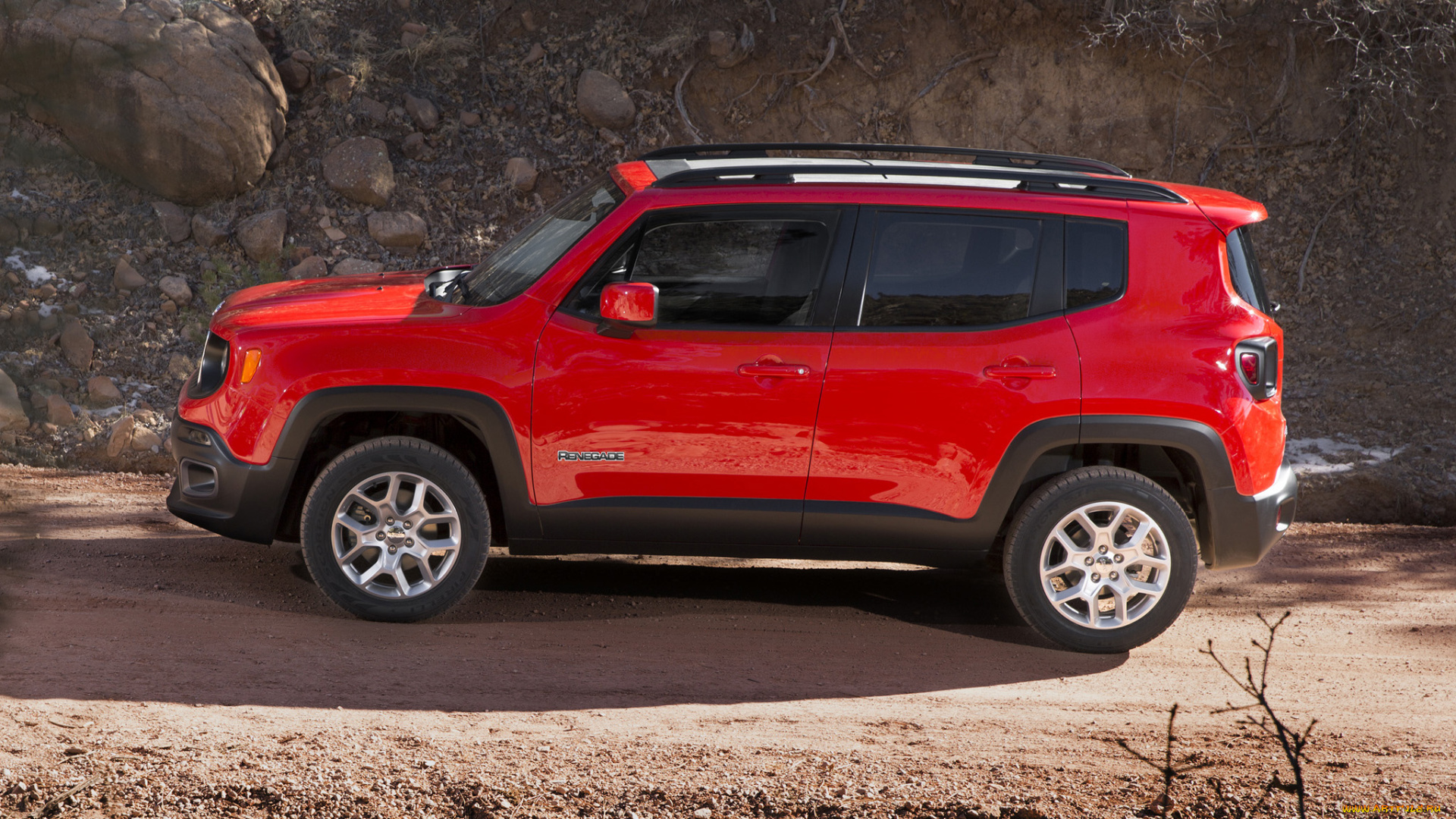 автомобили, jeep, красный, 2014, latitude, renegade
