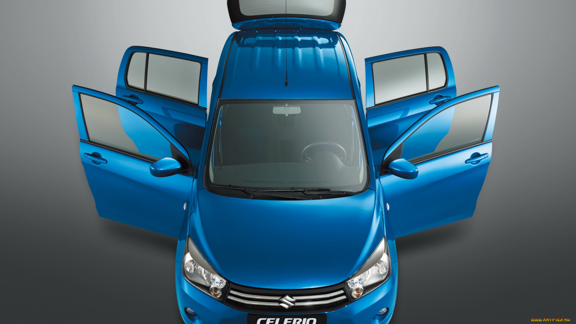 автомобили, suzuki, celerio, синий, 2014