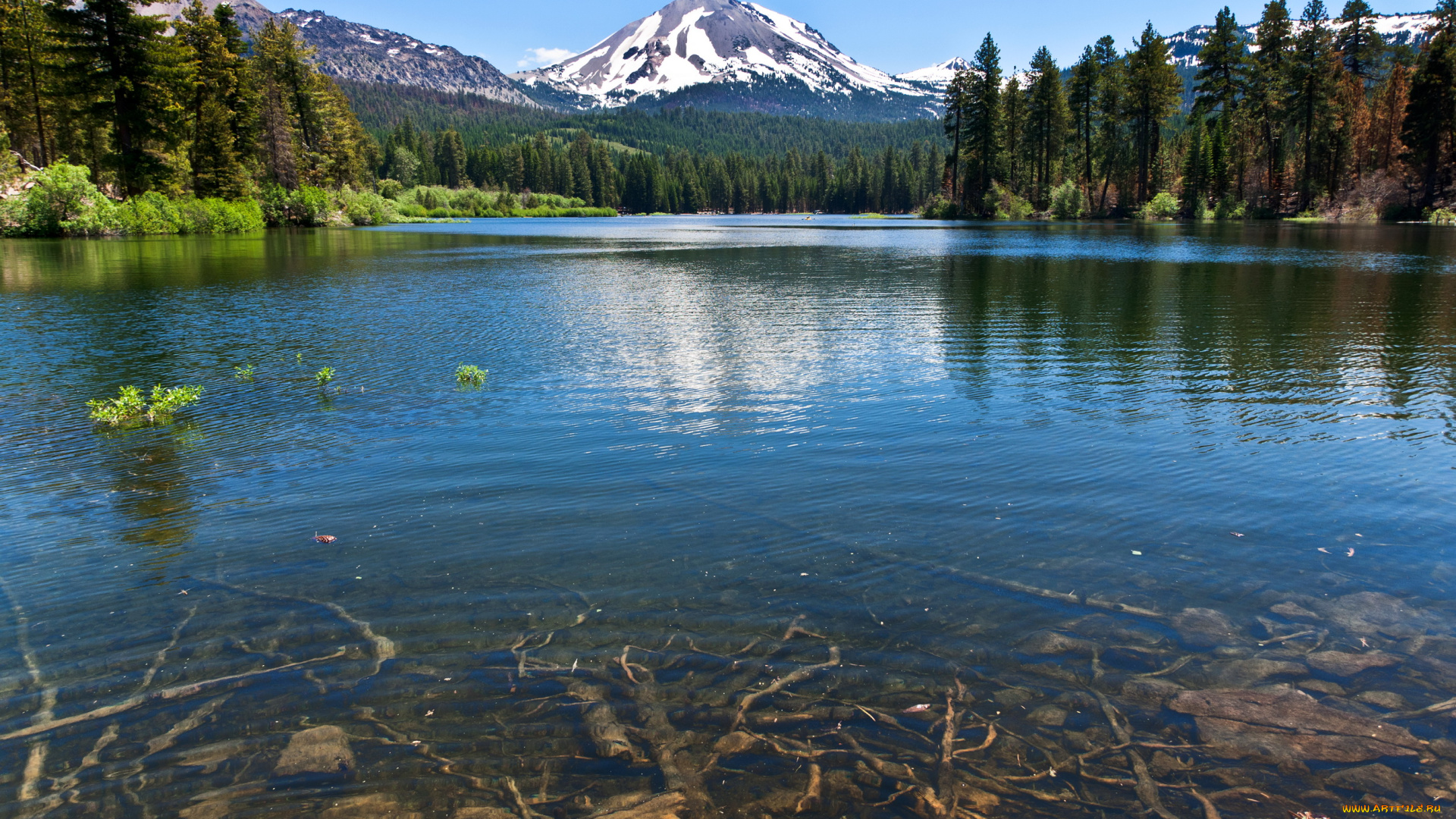 manzanita, lake, lassen, volcanic, national, park, сша, природа, реки, озера, парк, озеро, лес, сша, lassen, volcanic, lake, manzanita