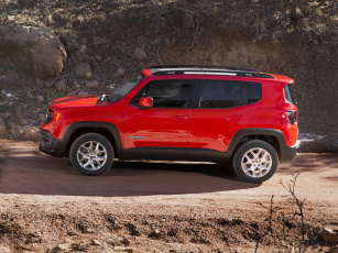 Картинка автомобили jeep красный 2014 latitude renegade