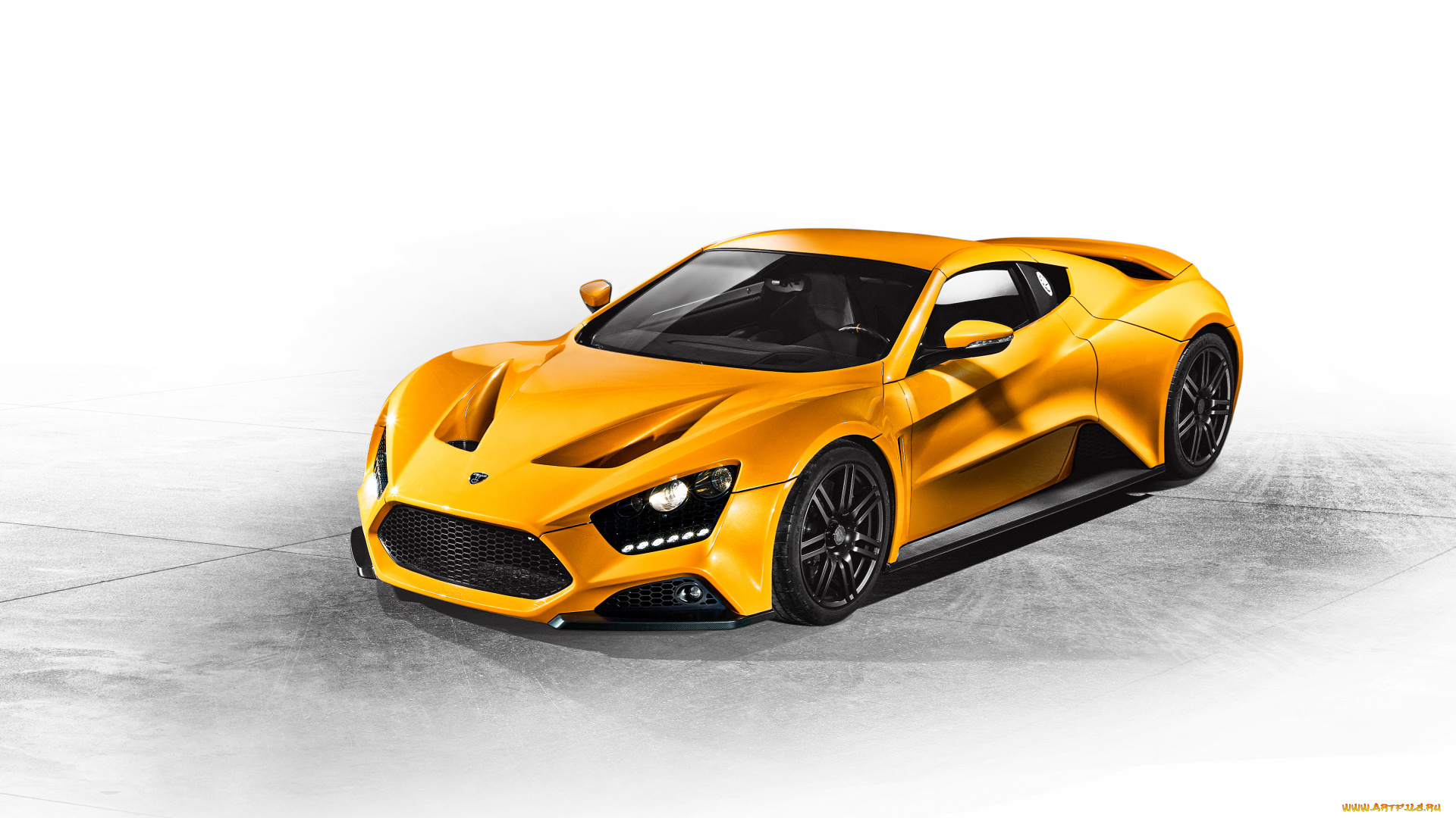 автомобили, zenvo, желтый, 2015г, st1