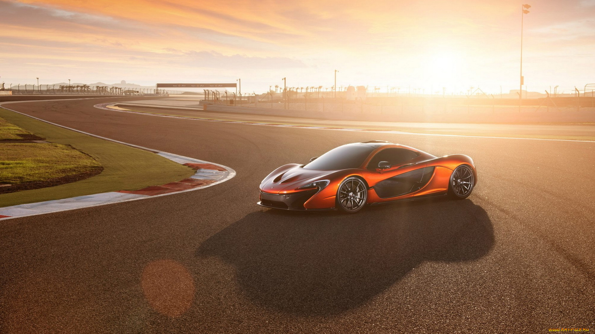 mclaren, p1, автомобили, mclaren, макларен, закат, трек, supercar, bahrain, p1