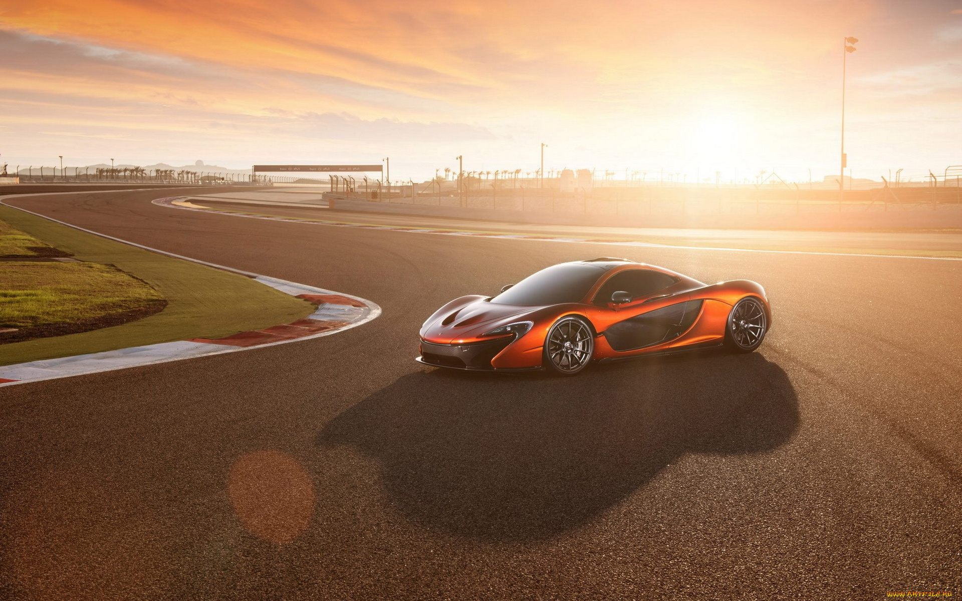 mclaren, p1, автомобили, mclaren, макларен, закат, трек, supercar, bahrain, p1