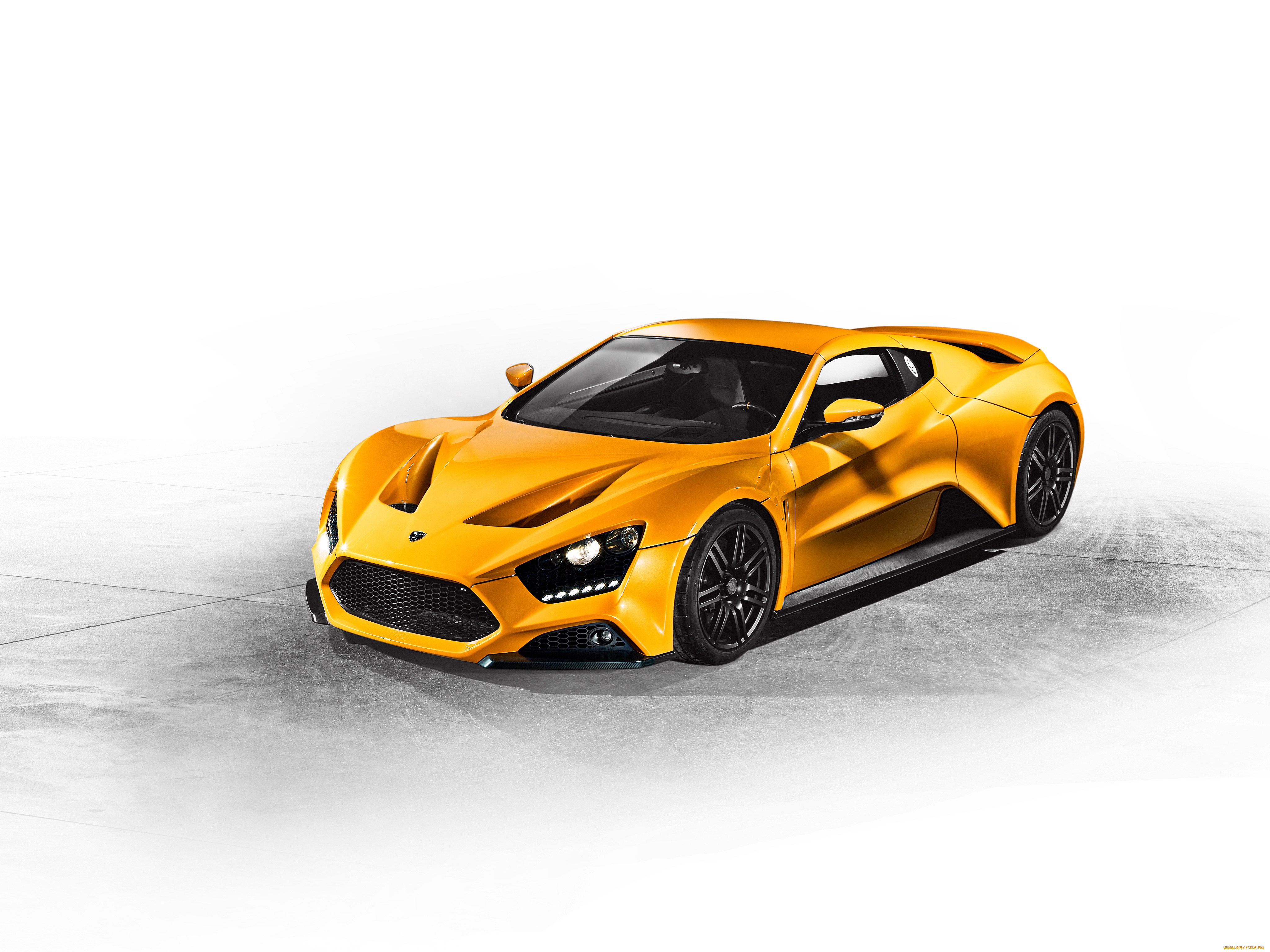 автомобили, zenvo, желтый, 2015г, st1