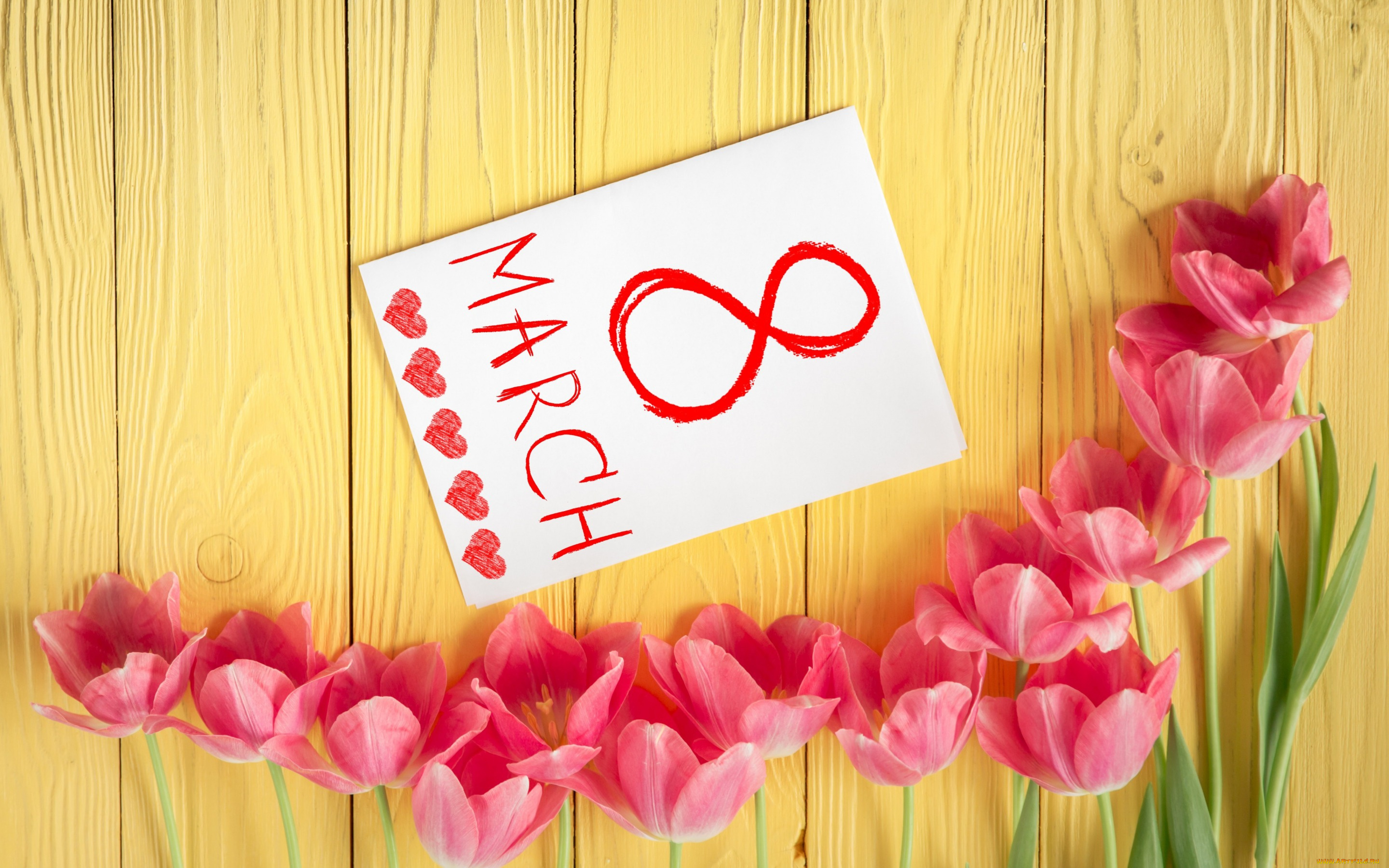 праздничные, международный, женский, день, -, 8, марта, love, цветы, gift, tulips, 8, марта, pink, тюльпаны, romantic