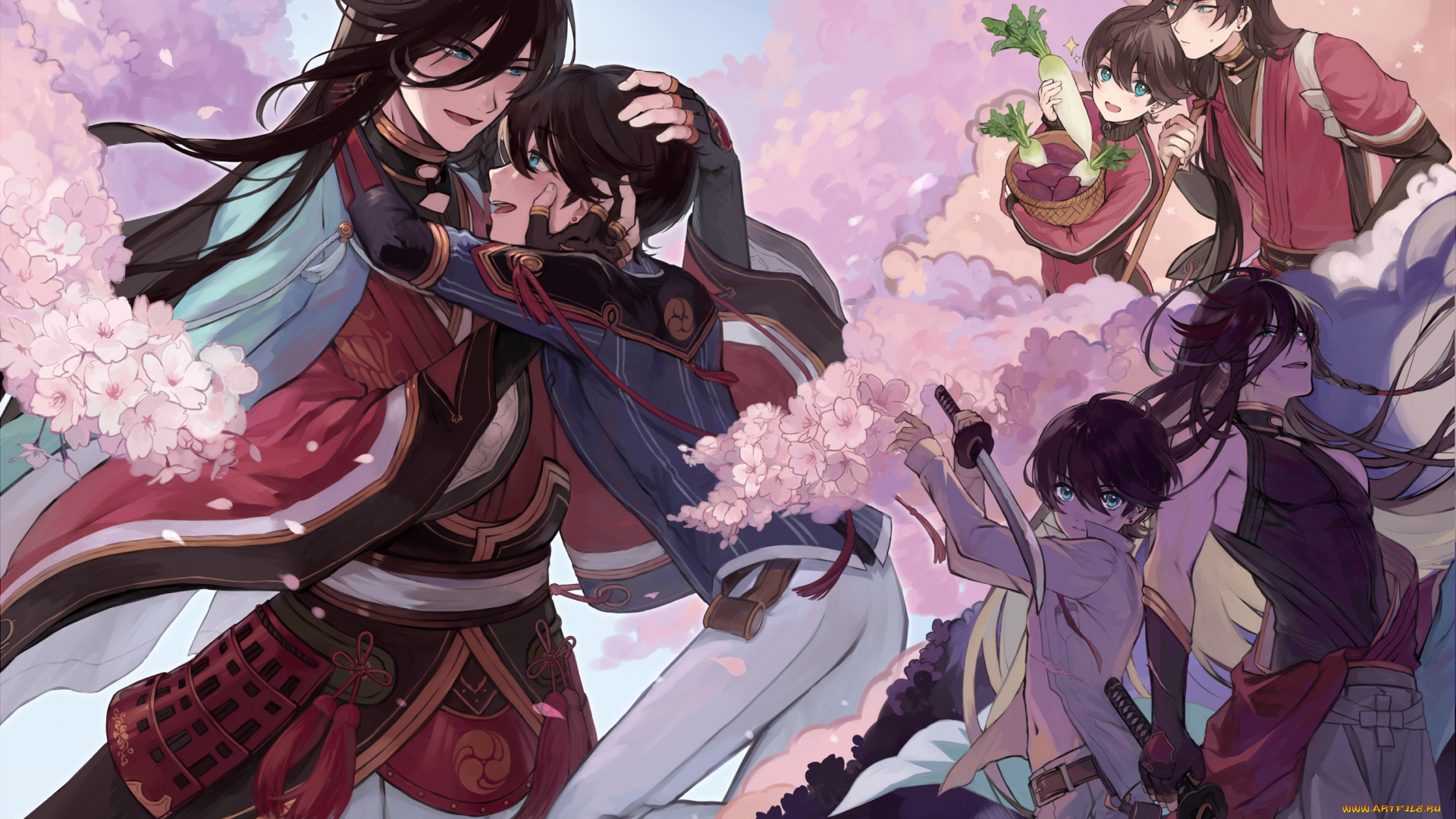 аниме, touken, ranbu, kanehori