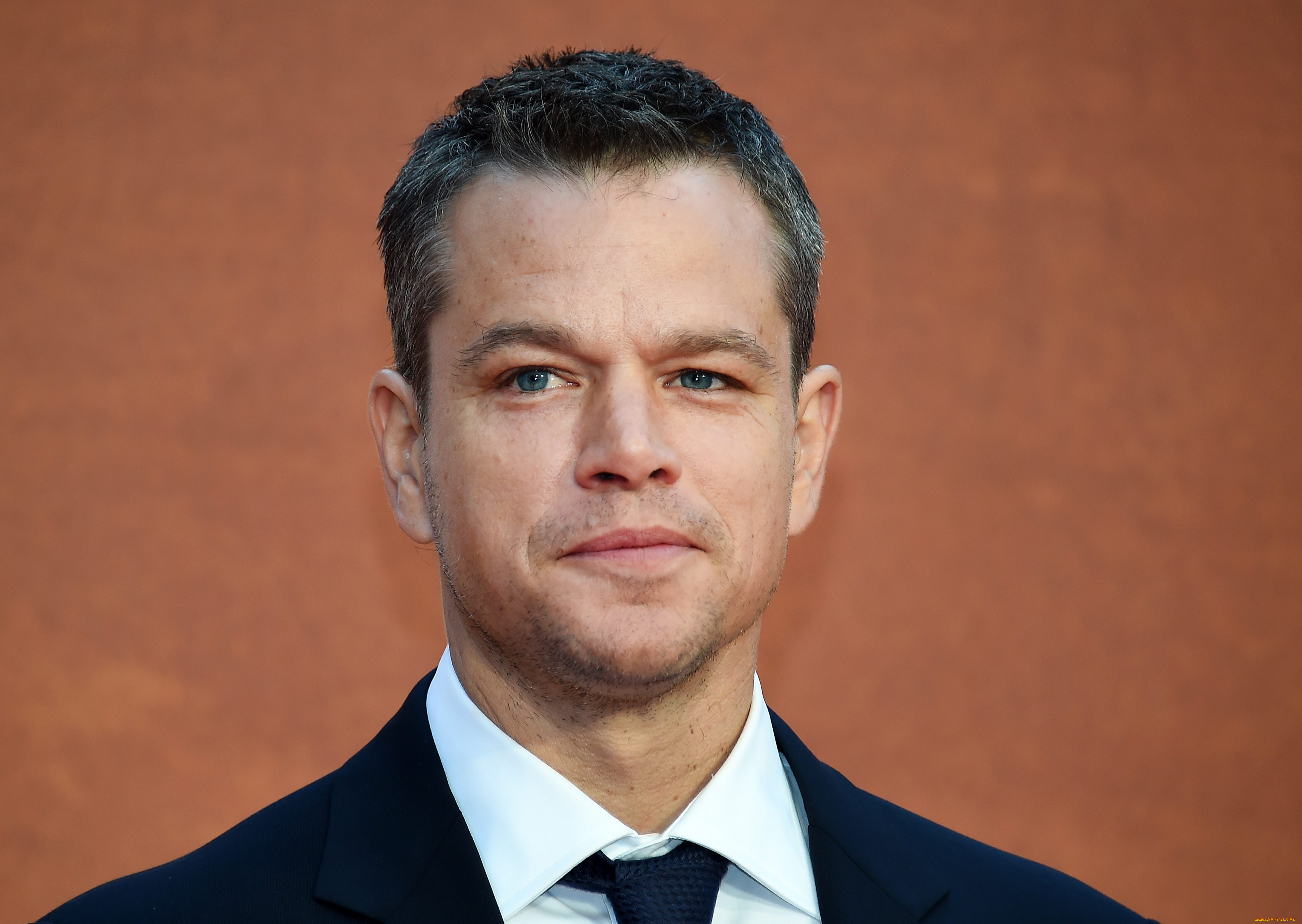 мужчины, matt, damon, актер, лицо, костюм