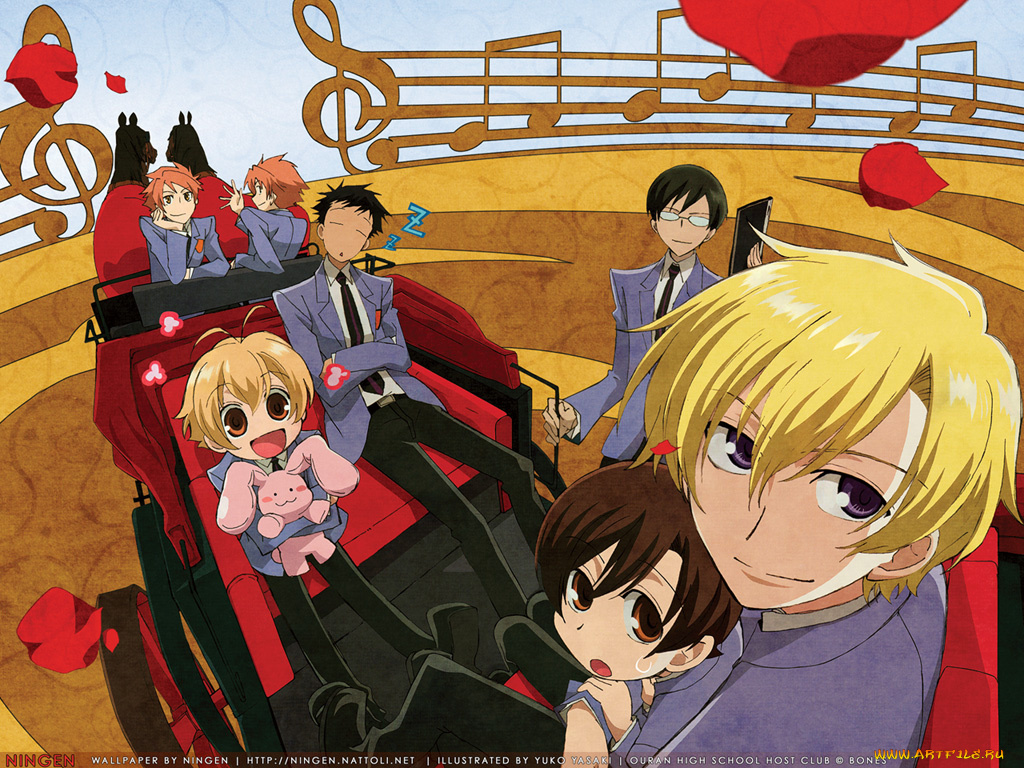 аниме, ouran, high, school, host, club