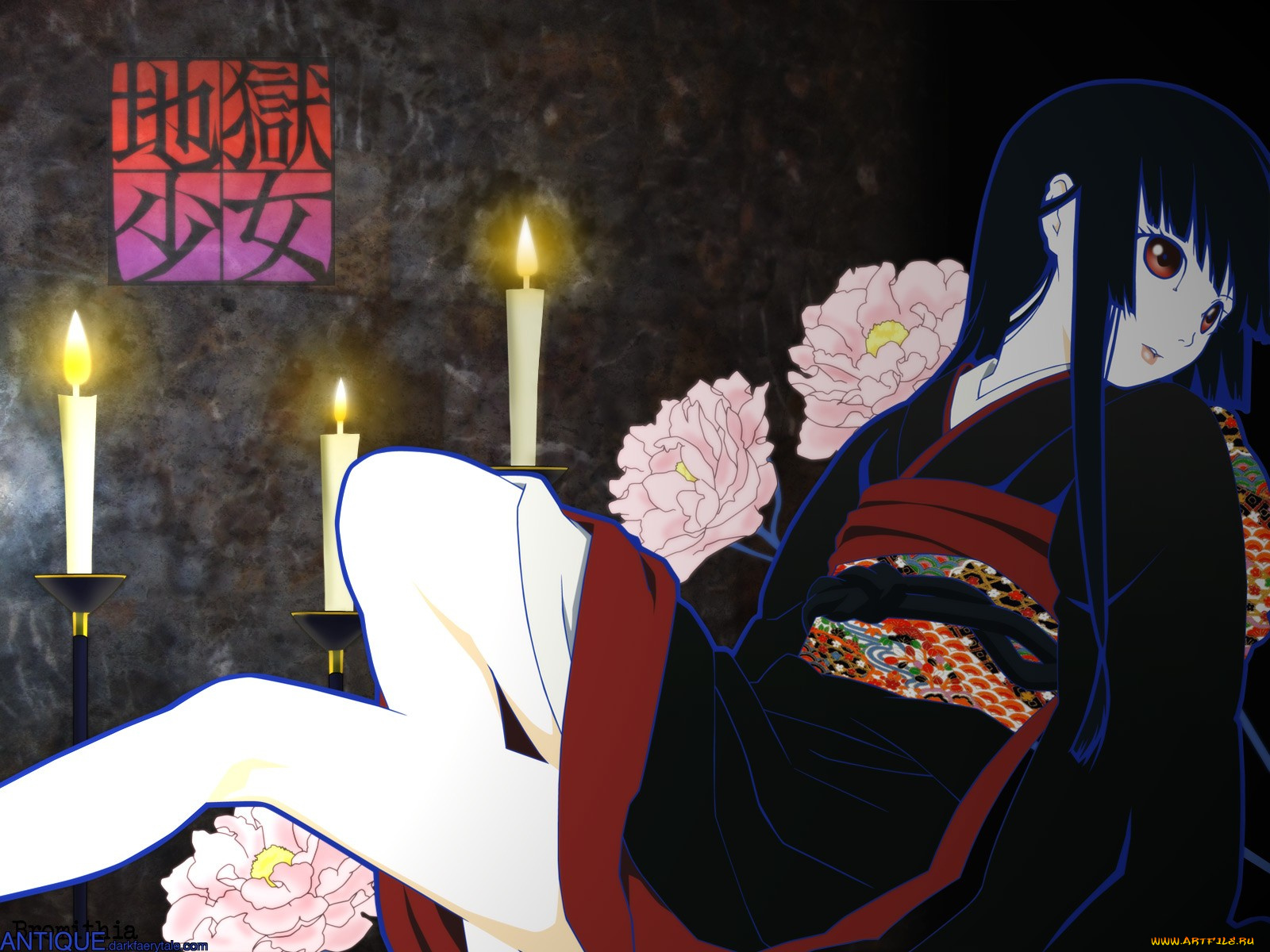 аниме, jigoku, shoujo