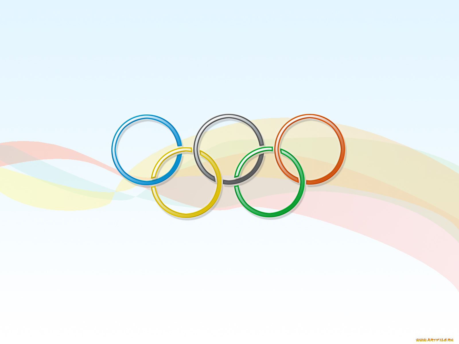 olimpic, symbol, спорт, 3d, рисованные