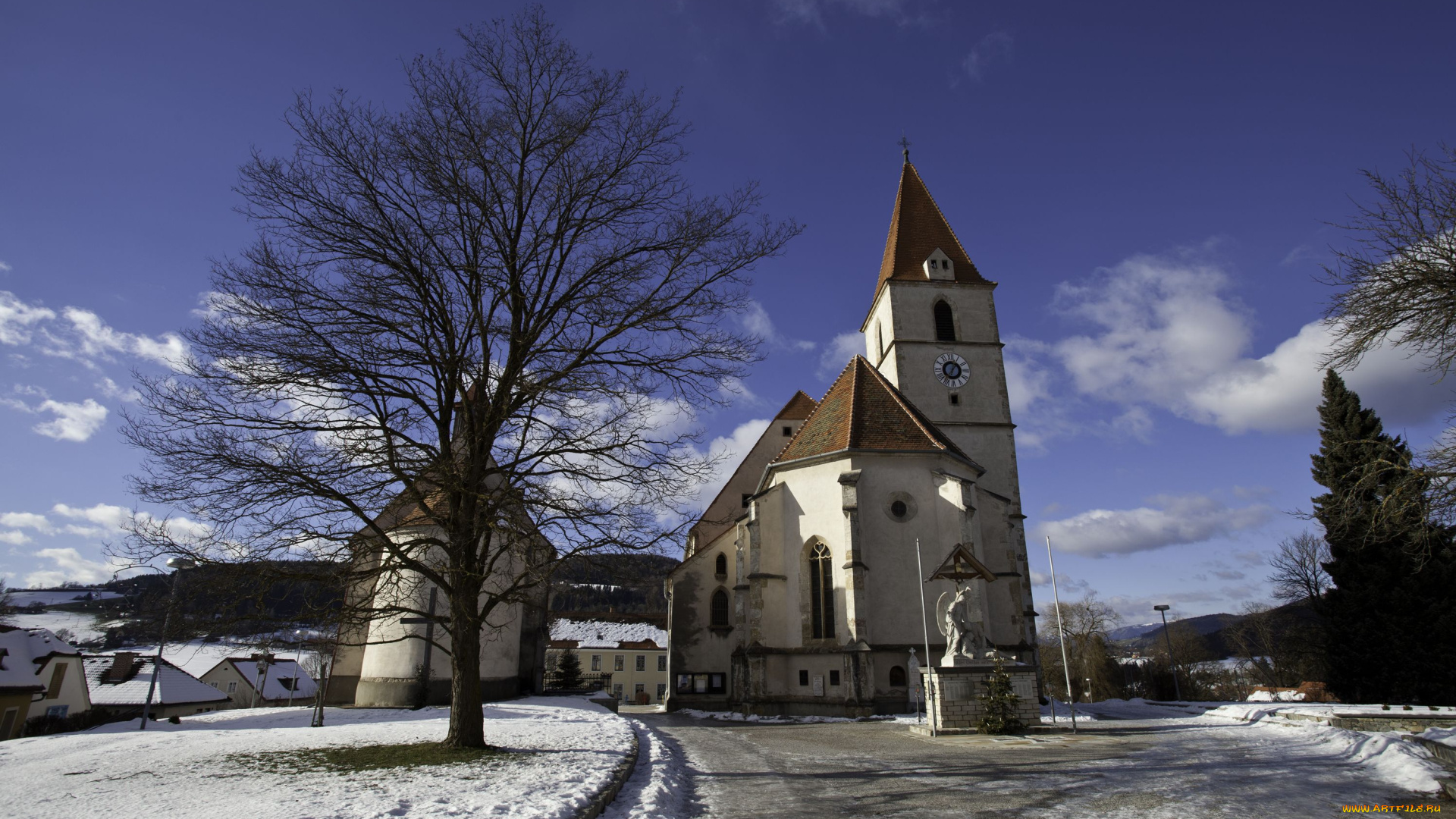 города, католические, соборы, костелы, аббатства, semriach