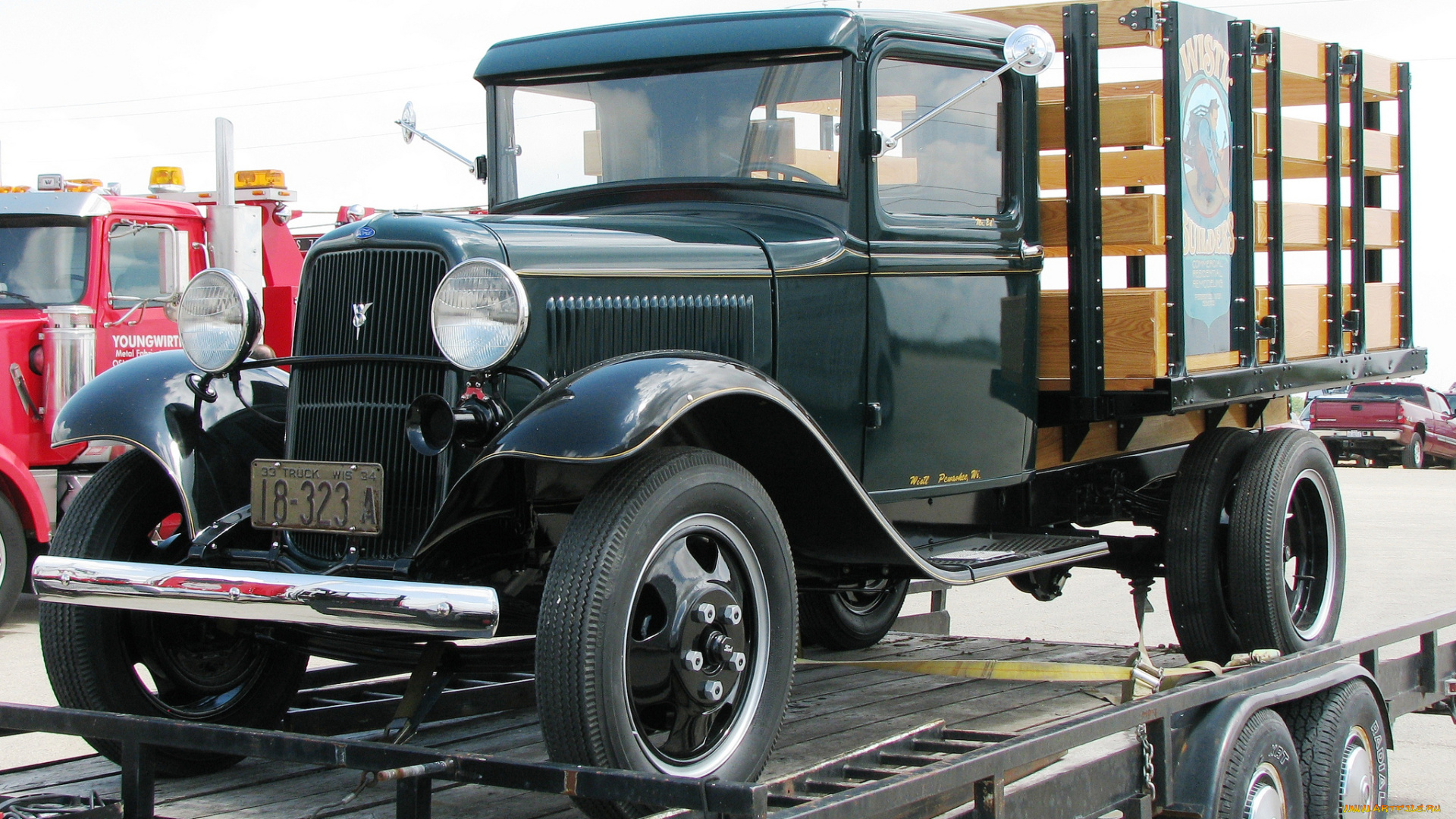 1933, ford, truck, model, bb, автомобили, ford, trucks, история, грузовик, ретро