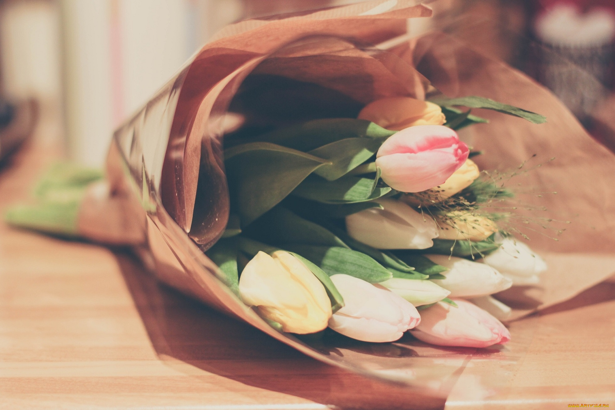 цветы, тюльпаны, букет