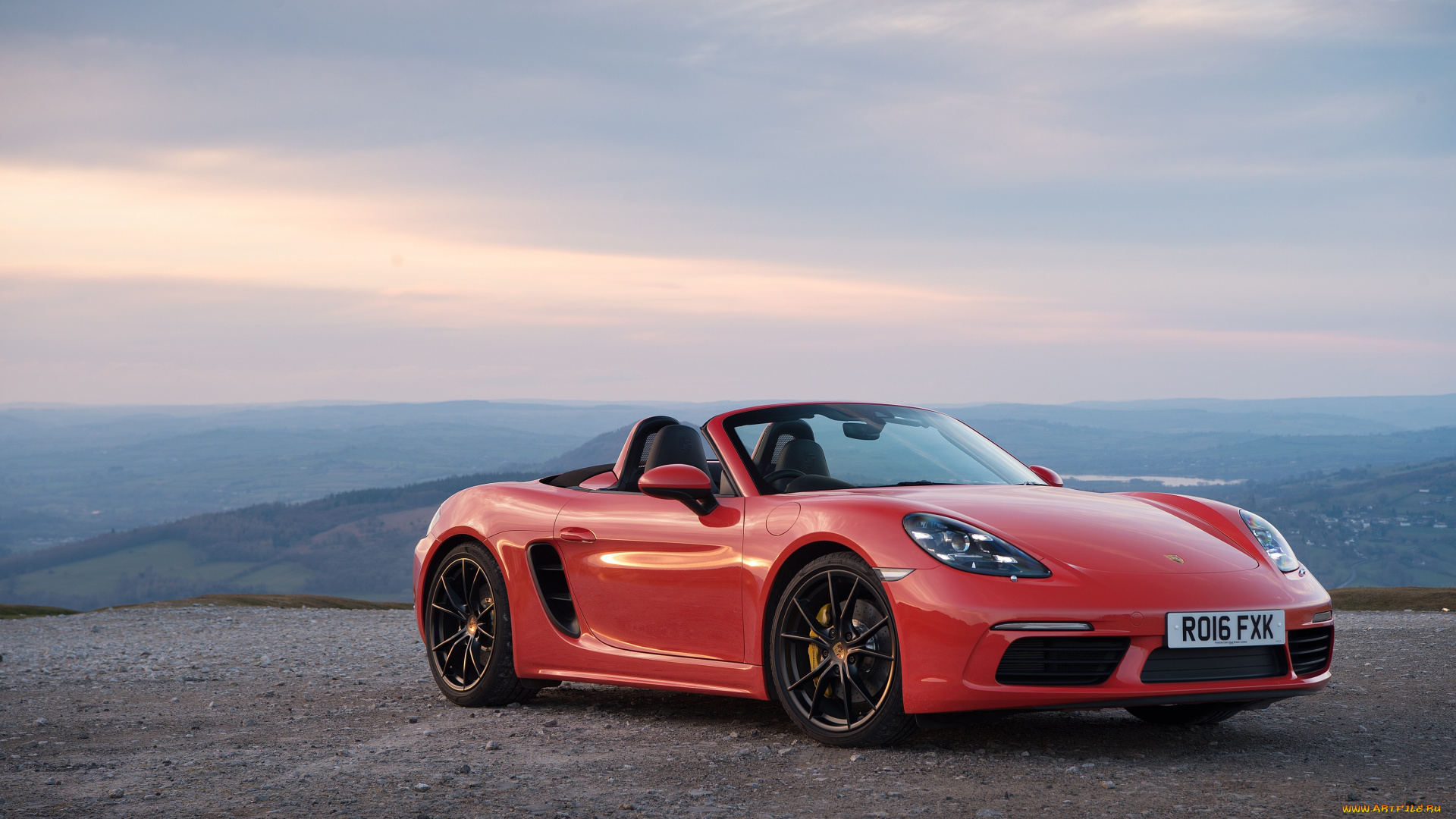 автомобили, porsche, 2016г, boxster, s, 718, 982, uk-spec