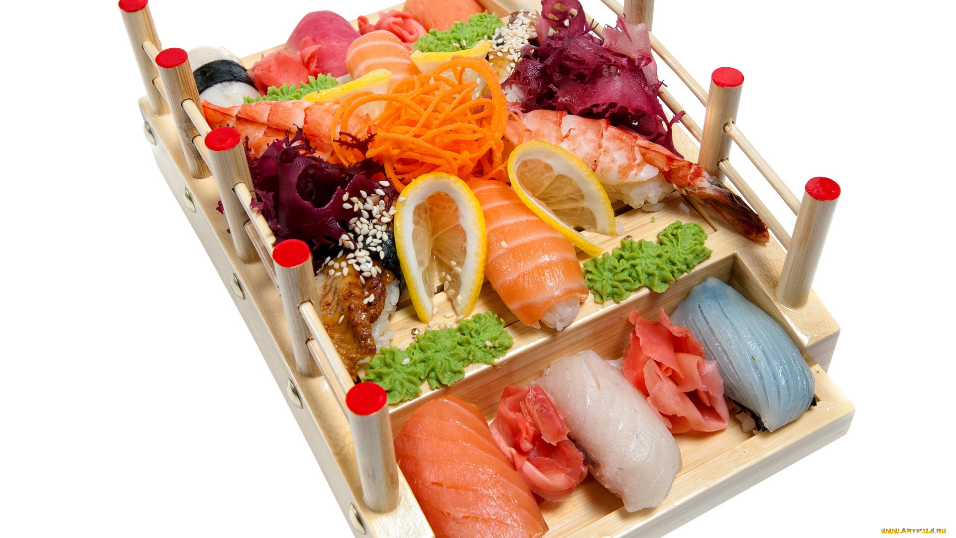 еда, рыба, , морепродукты, , суши, , роллы, японская, кухня, роллы, суши, имбирь, васаби, лимон