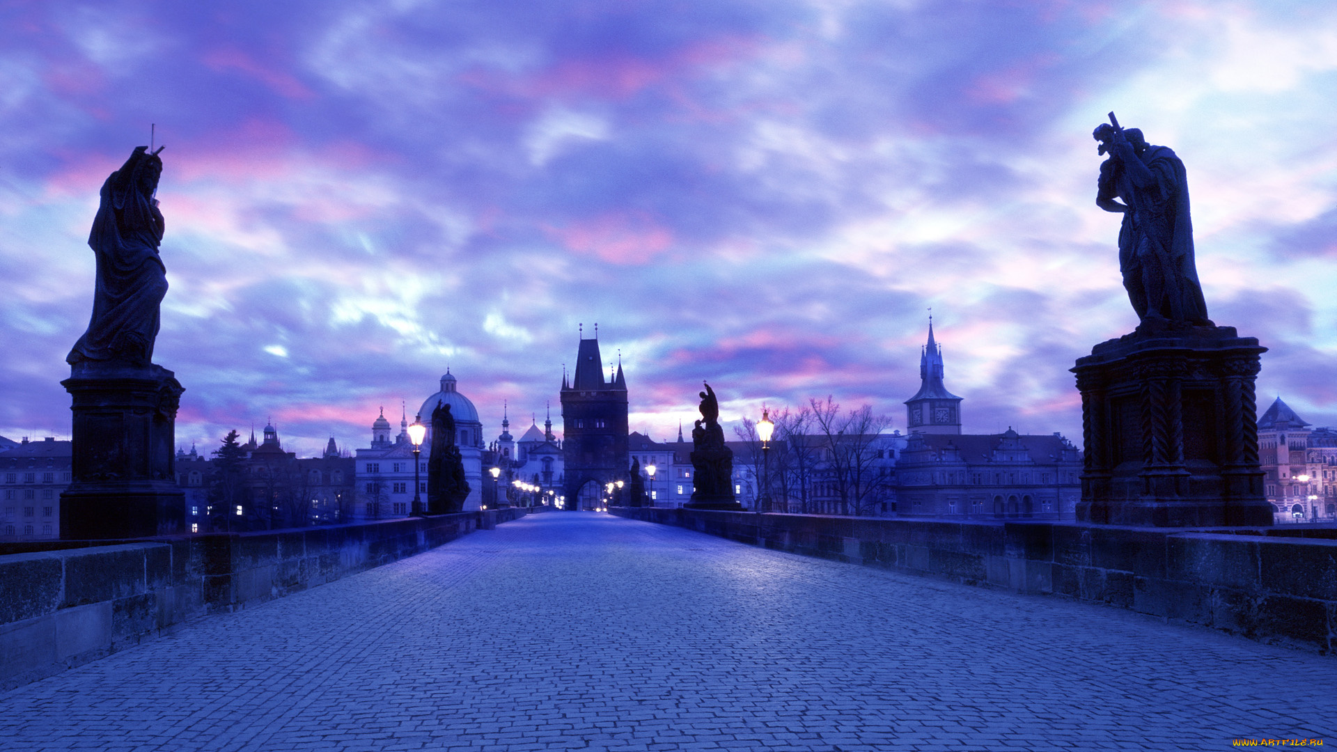 charles, bridge, prague, czech, republic, города, прага, Чехия, мост, скульптуры