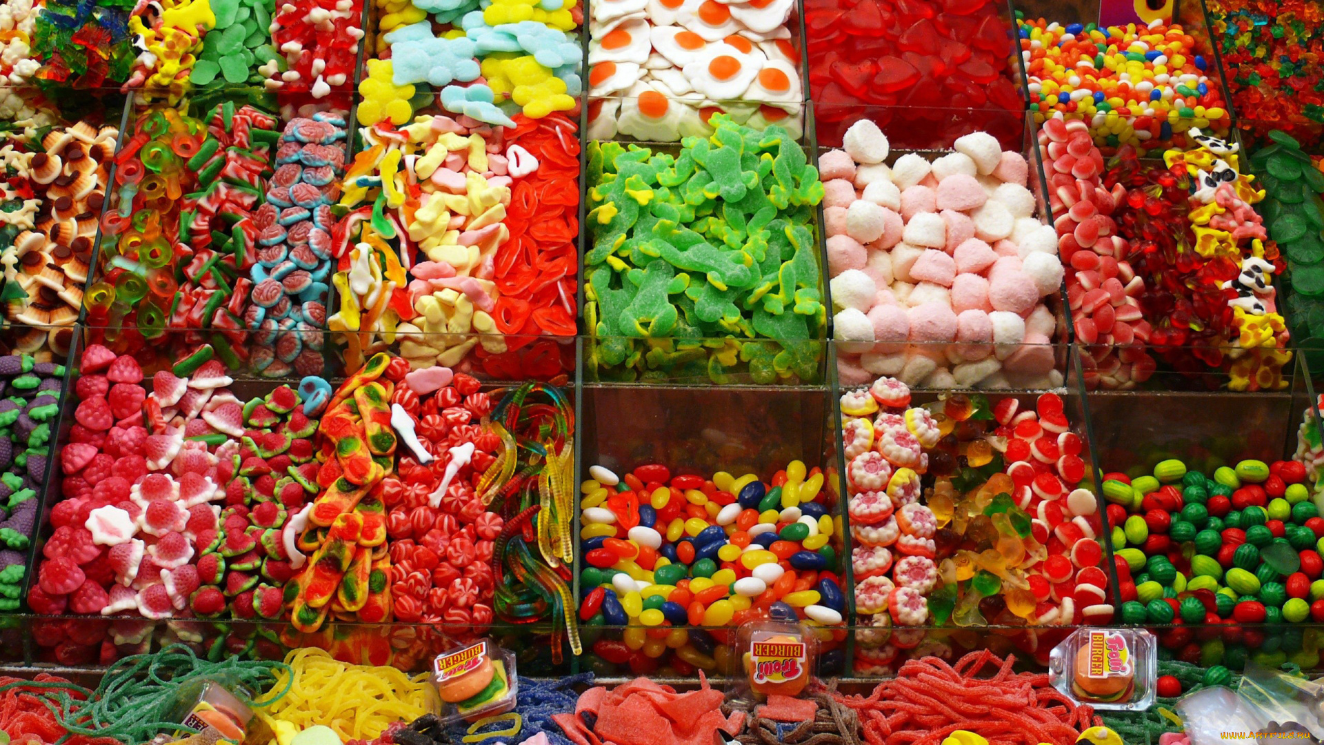 еда, конфеты, шоколад, сладости, драже, много, разноцветные