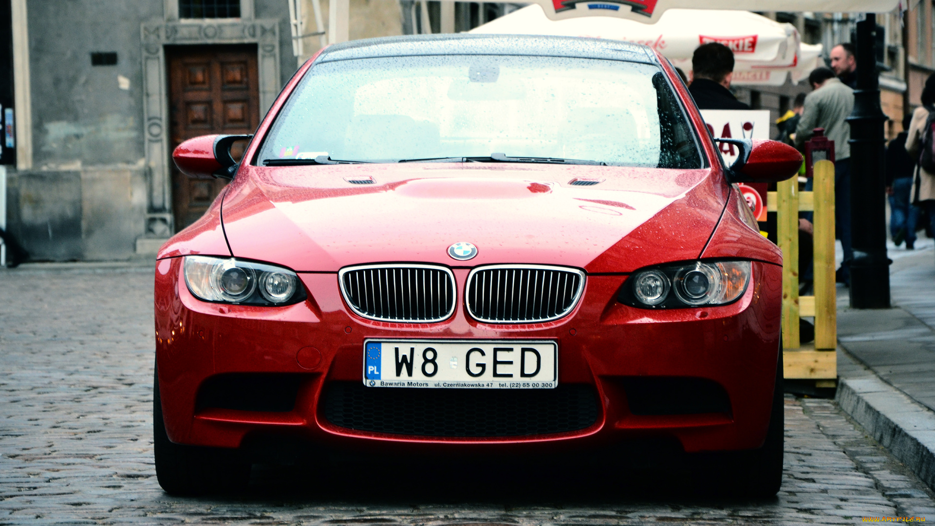 bmw, m3, e92, автомобили, польша, варшава, красный, red