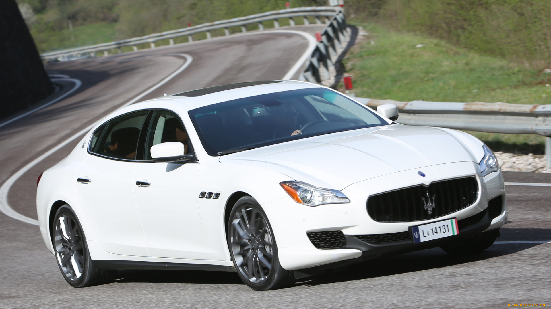 автомобили, maserati, светлый, 2013г, quattroporte