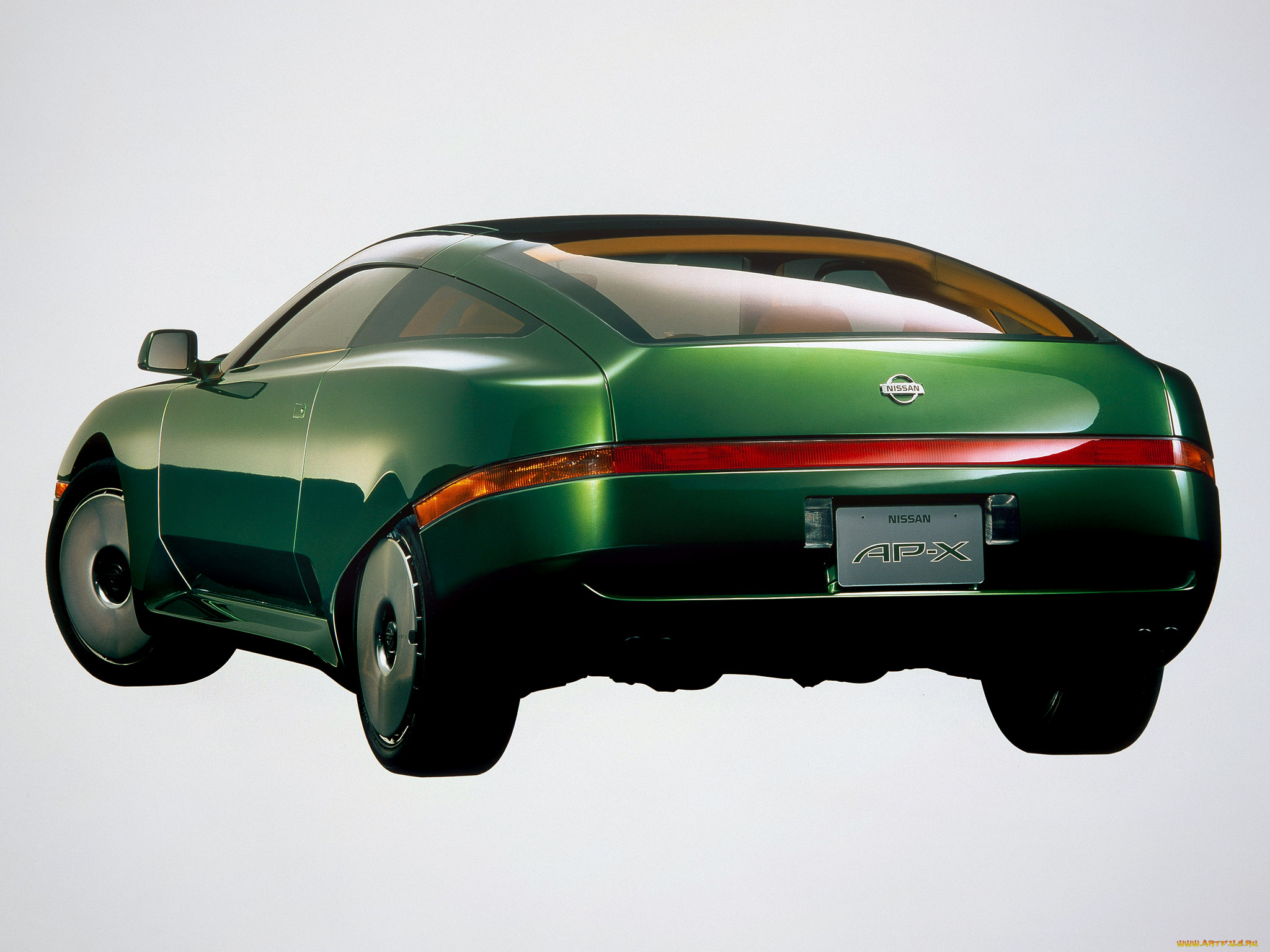 автомобили, nissan, datsun, ap-x, concept, 1993г, зеленый