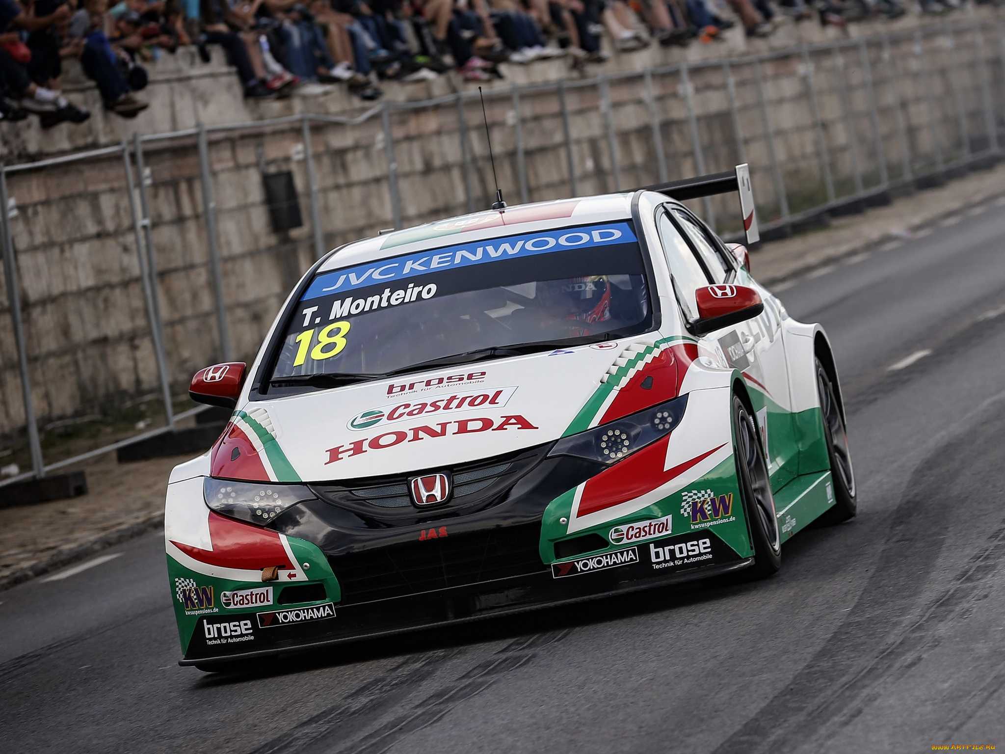 спорт, автоспорт, civic, honda, скорость, wtcc