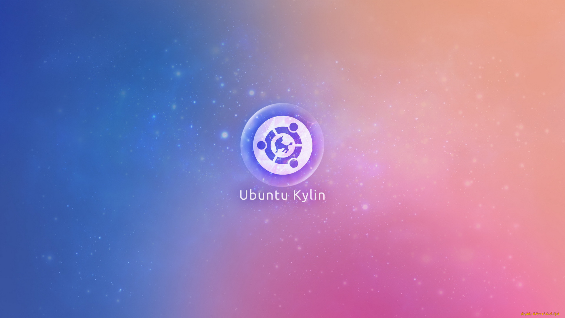компьютеры, ubuntu, linux, цвета, фон, логотип