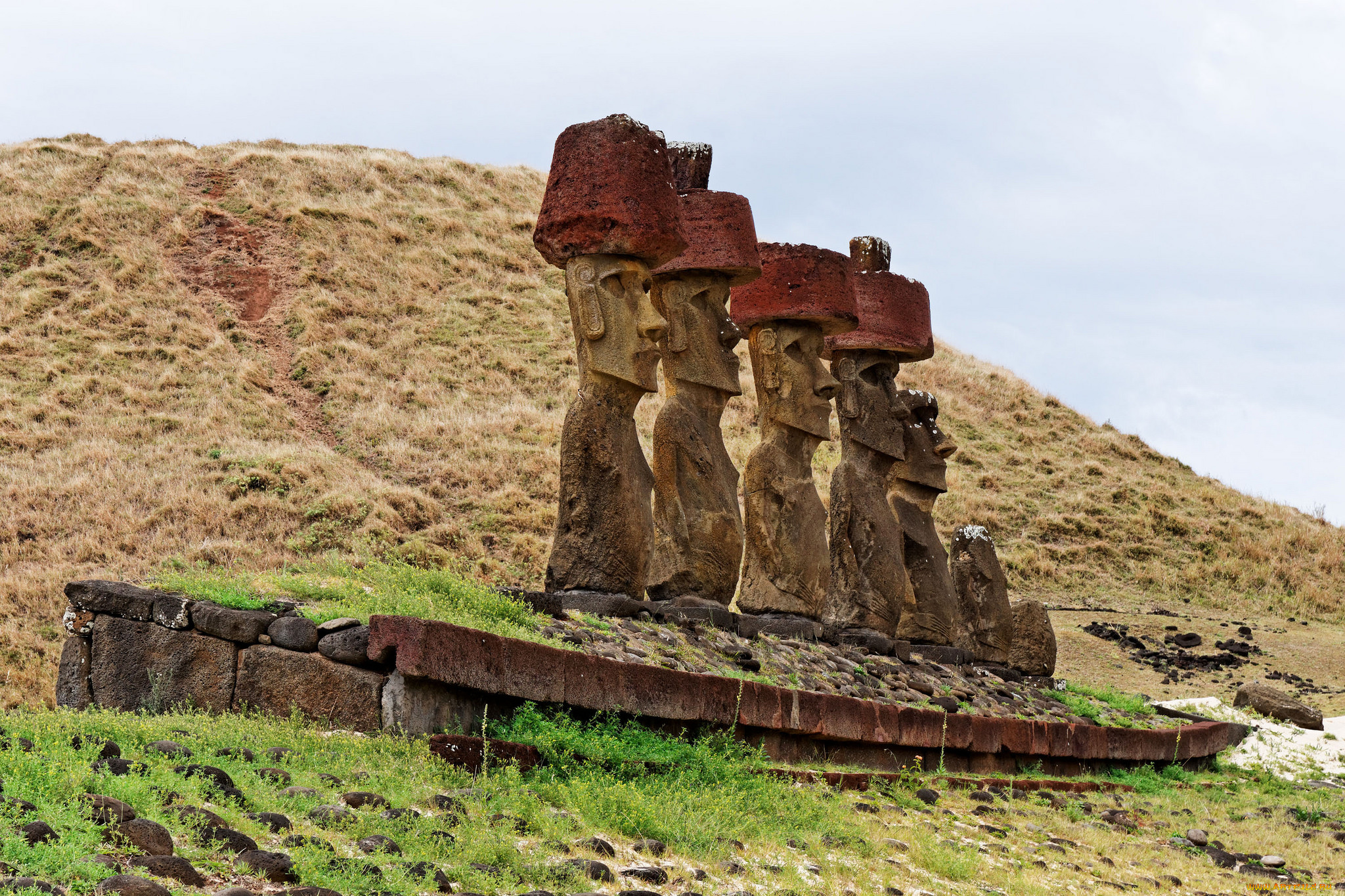 ahu, nau, nau, города, -, исторические, , архитектурные, памятники, пасхи, остров, идолы