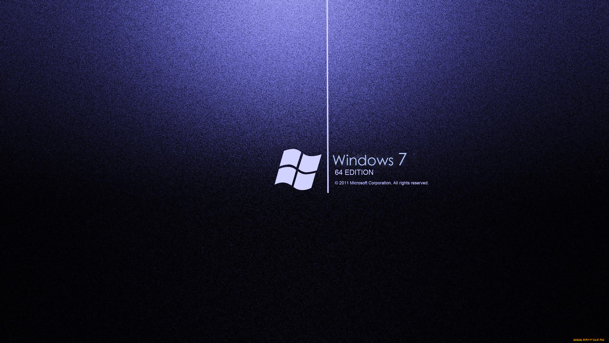 компьютеры, windows, 7, , vienna, синий, фон, точки, окно, логотип, надпись, линия, полоса