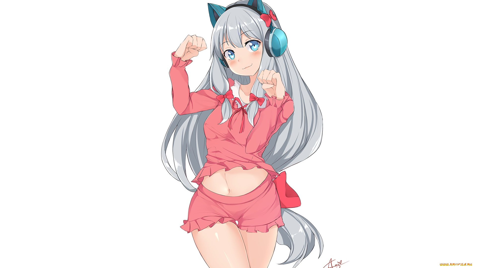 аниме, eromanga-sensei, девушка, взгляд, фон