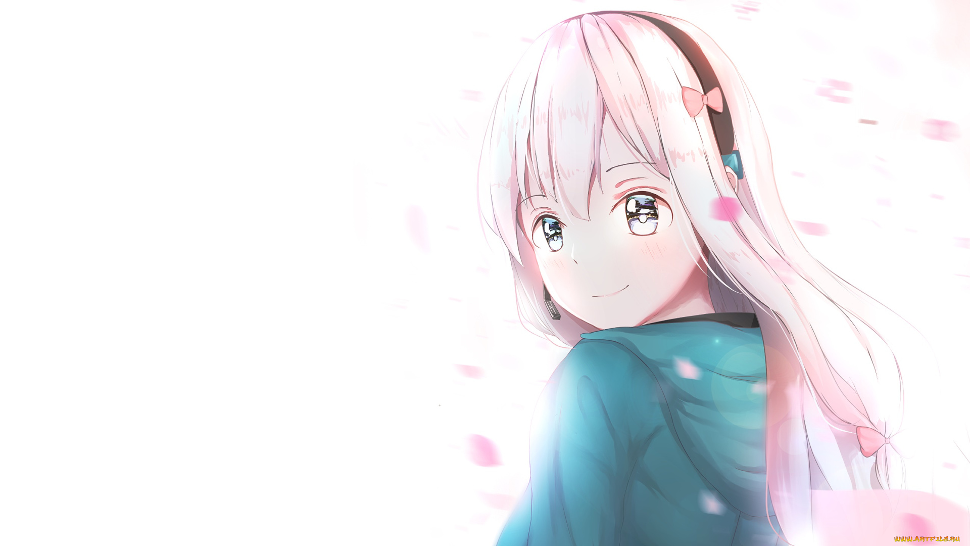 аниме, eromanga-sensei, фон, взгляд, девушка