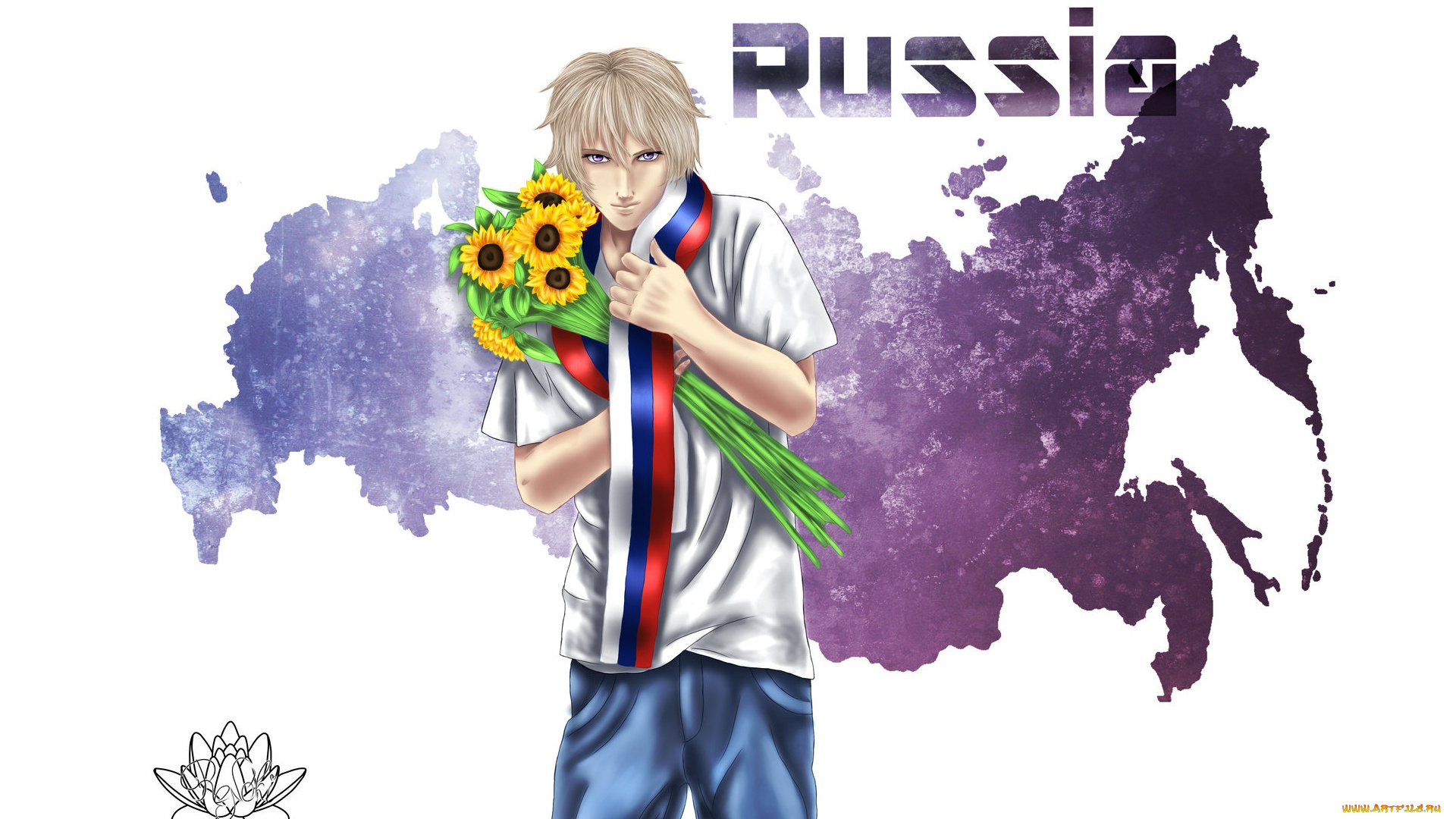 аниме, hetalia, , axis, powers, россия