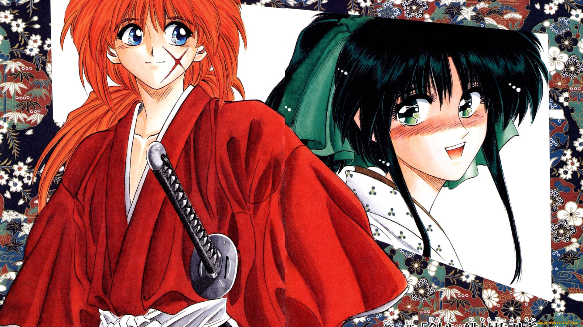 аниме, rurouni, kenshin, кенсин