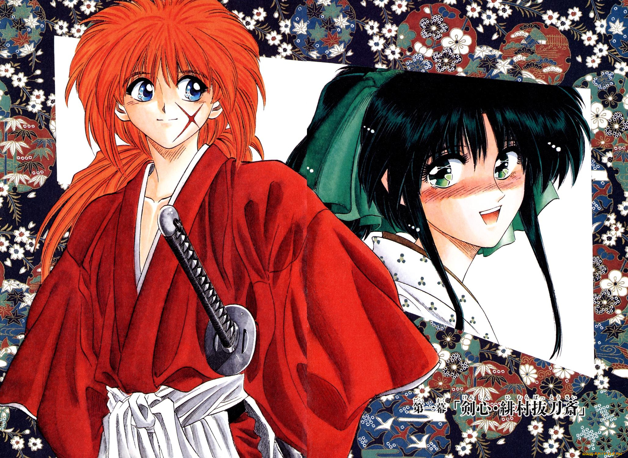 аниме, rurouni, kenshin, кенсин