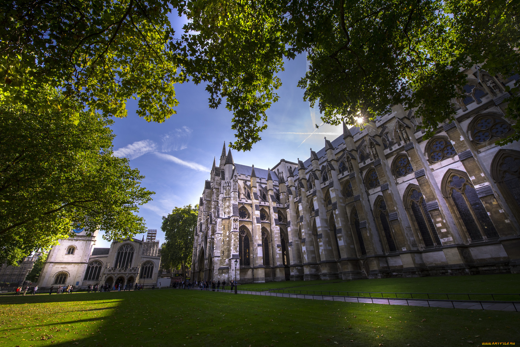 westminster, abbey, -, london, города, лондон, , великобритания, простор