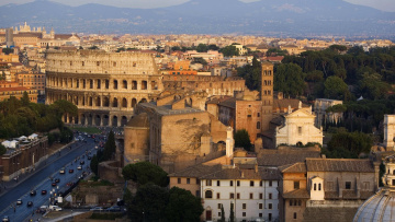 Картинка colosseum города рим +ватикан+ италия
