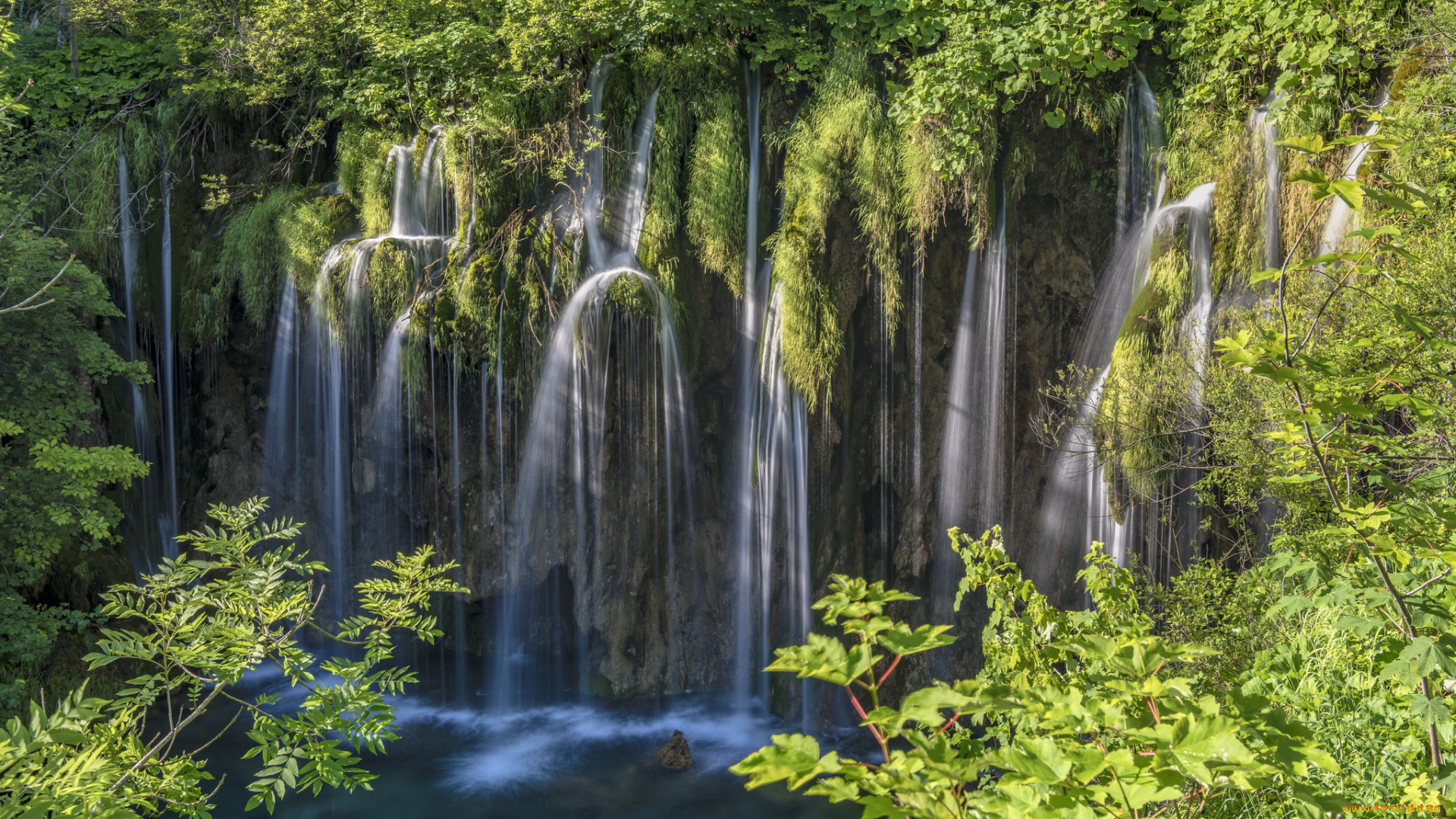 природа, водопады, простор