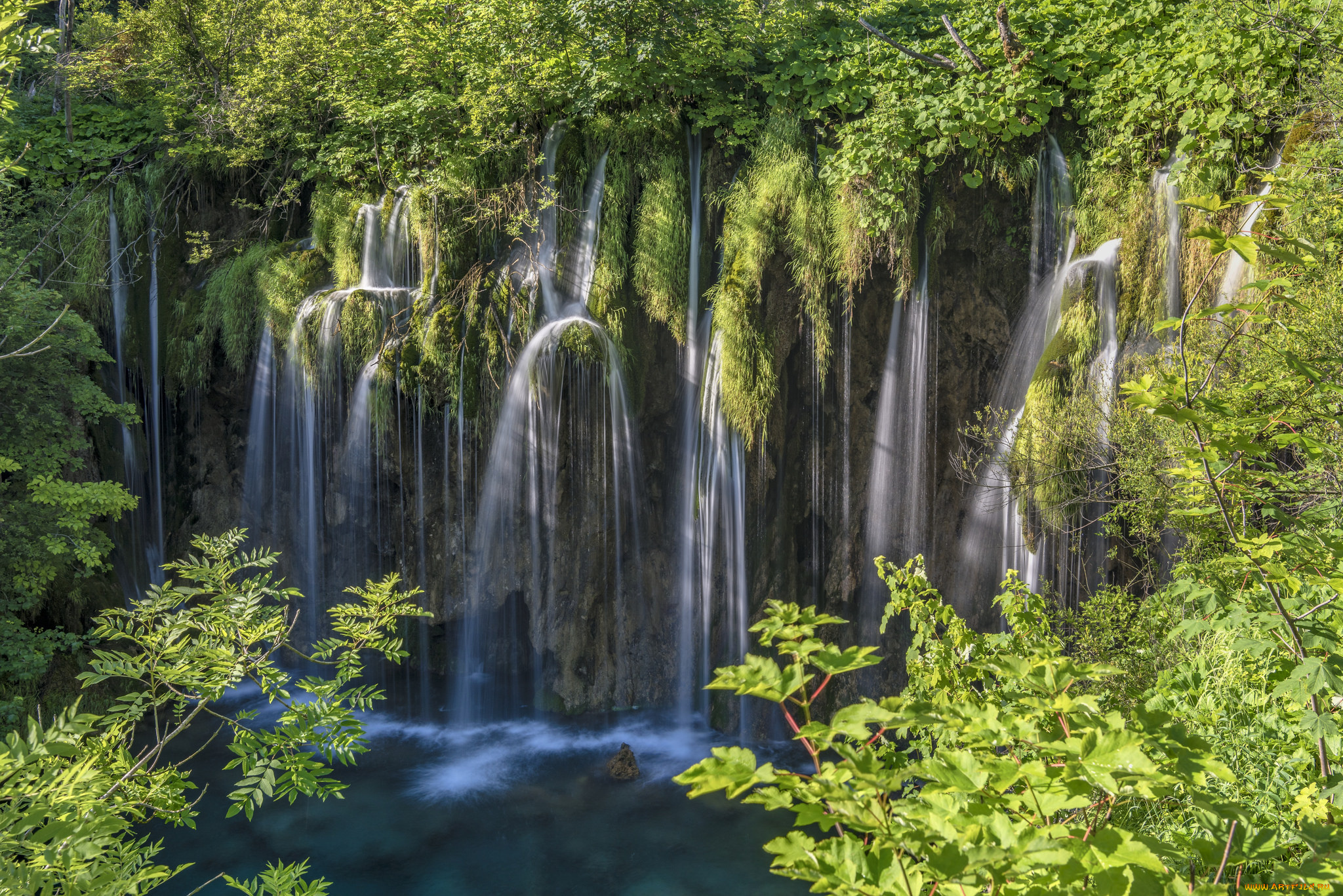 природа, водопады, простор