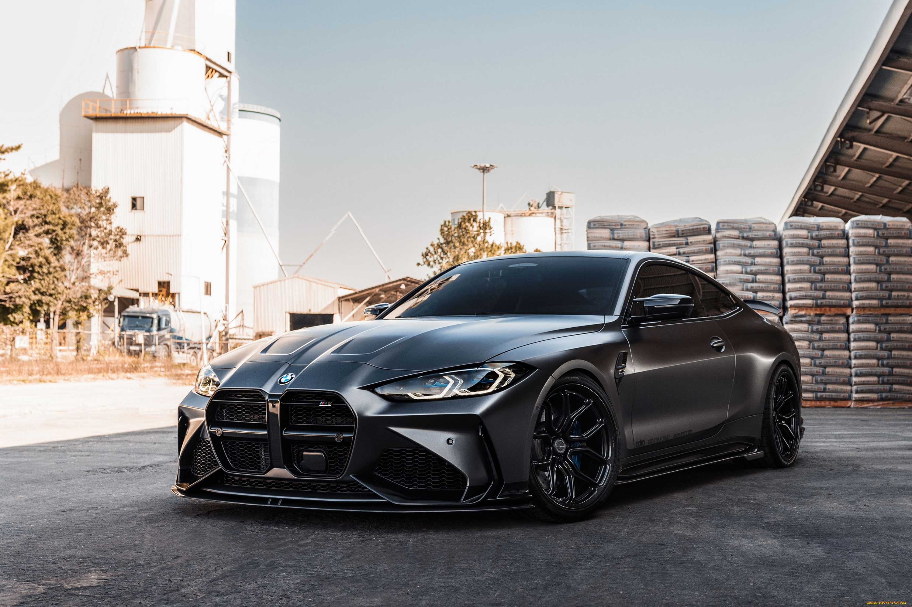 автомобили, bmw, front, grey, m4, coupe, g82, adro