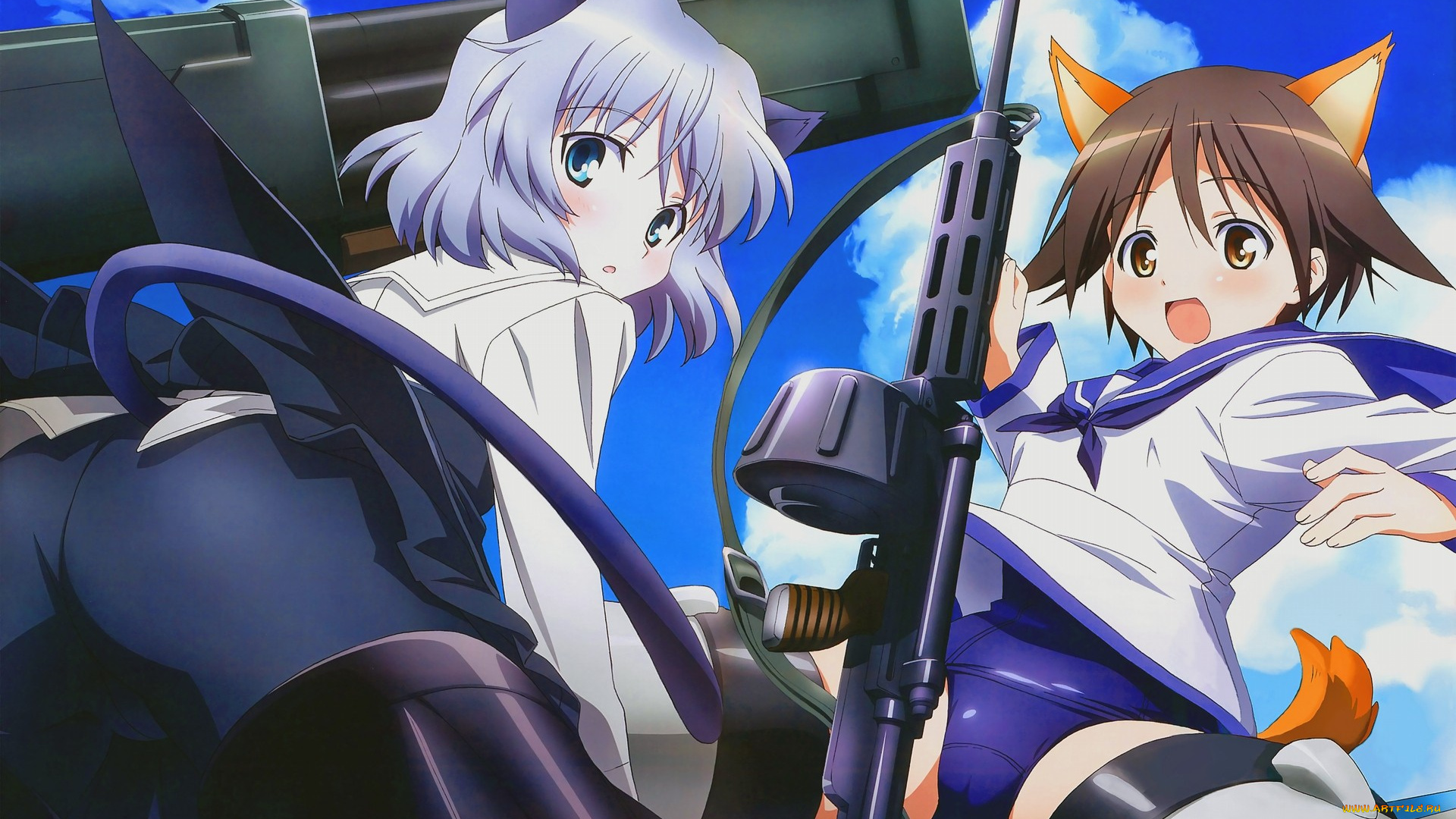 аниме, strike, witches