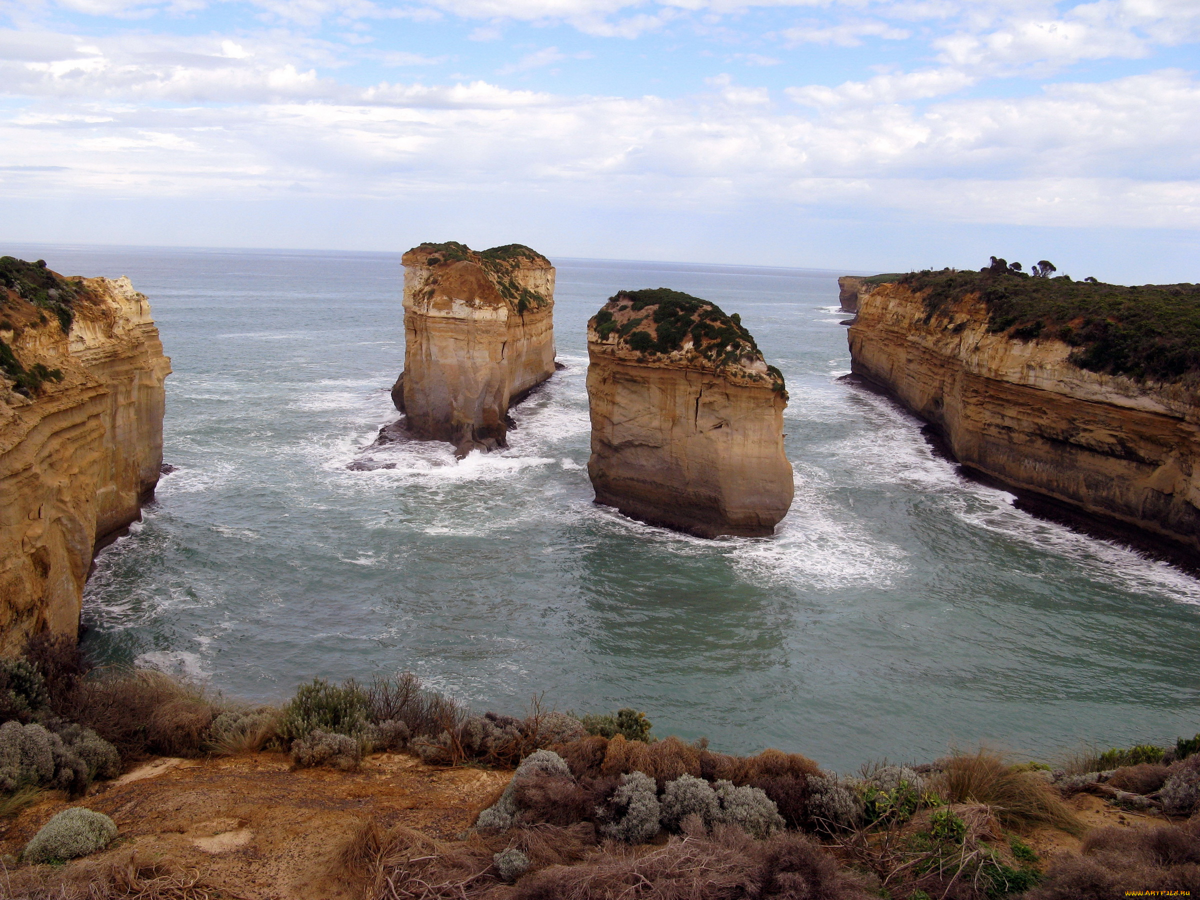 природа, побережье, port, campbell, ущелье, лох-ард, аustralia, national, park